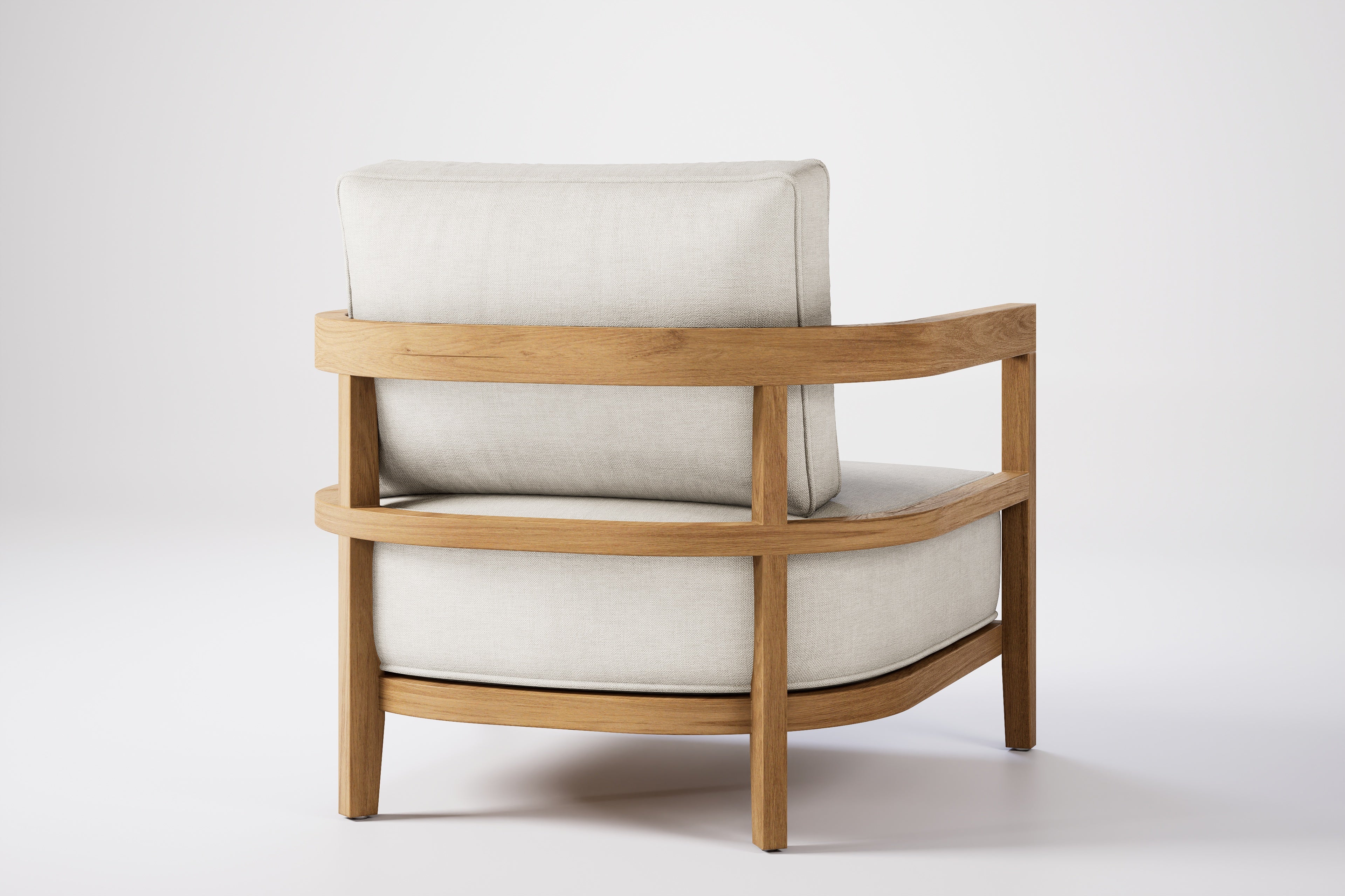 Rome Outdoor Lounge Armchair Teak