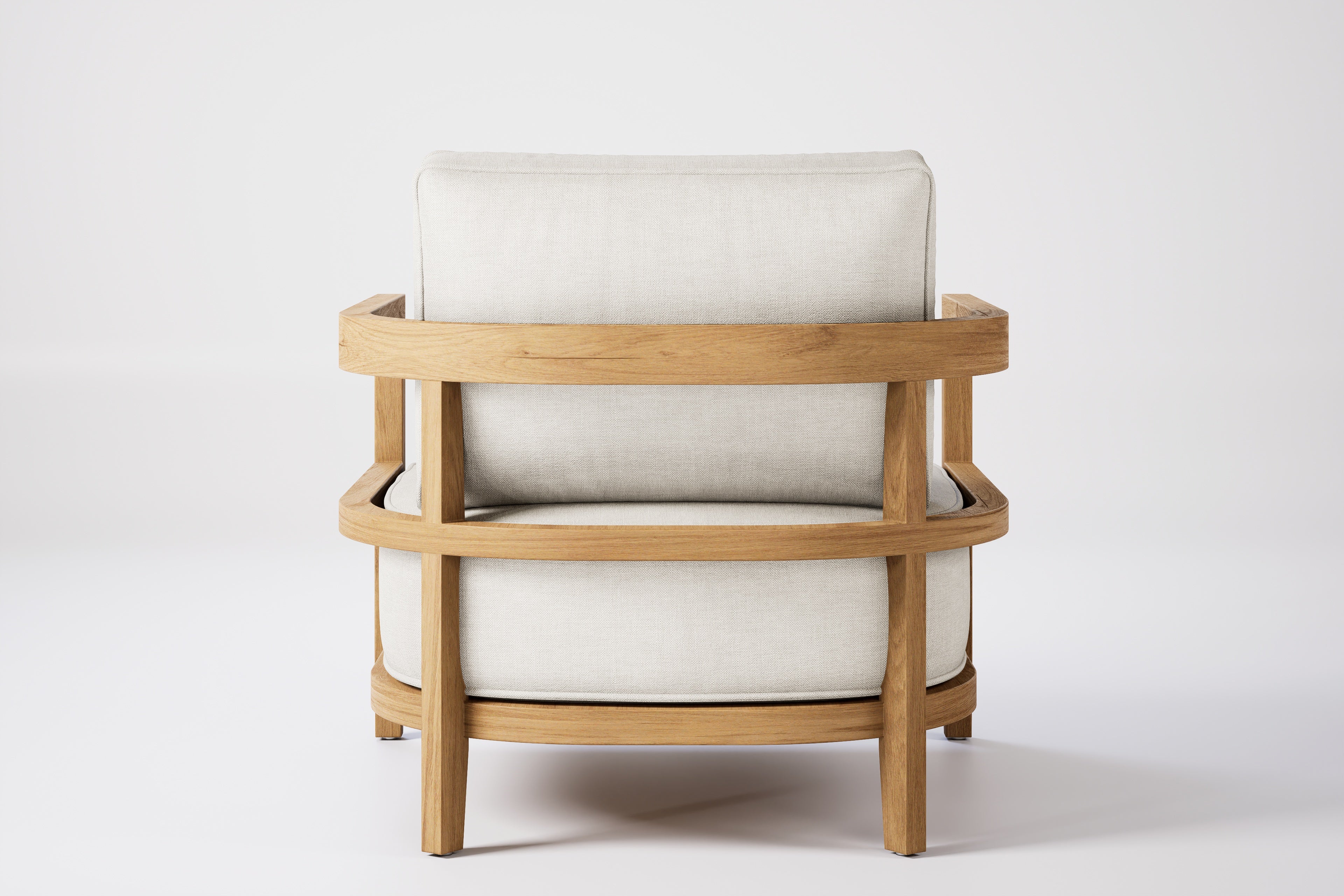 Rome Outdoor Lounge Armchair Teak