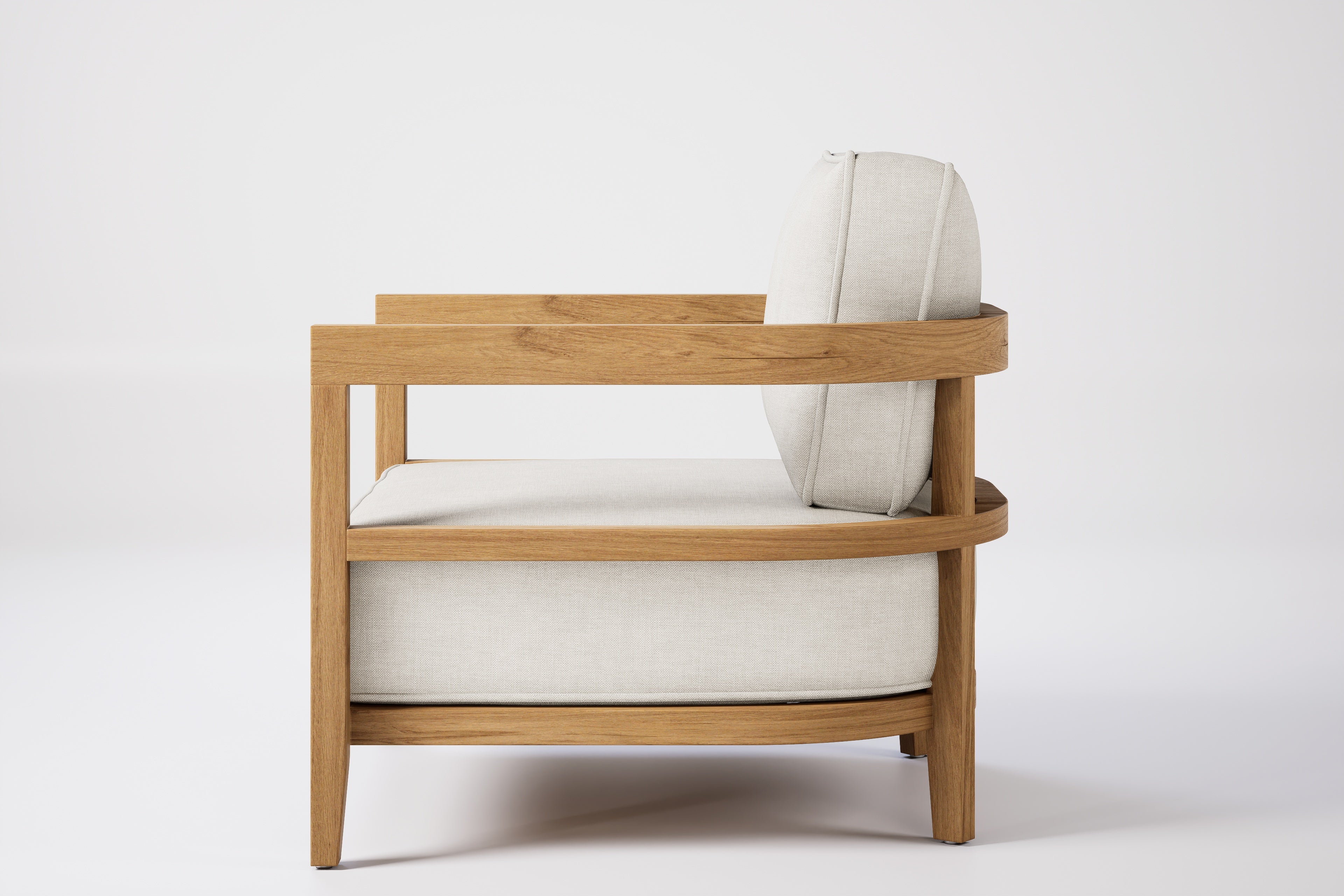 Rome Outdoor Lounge Armchair Teak