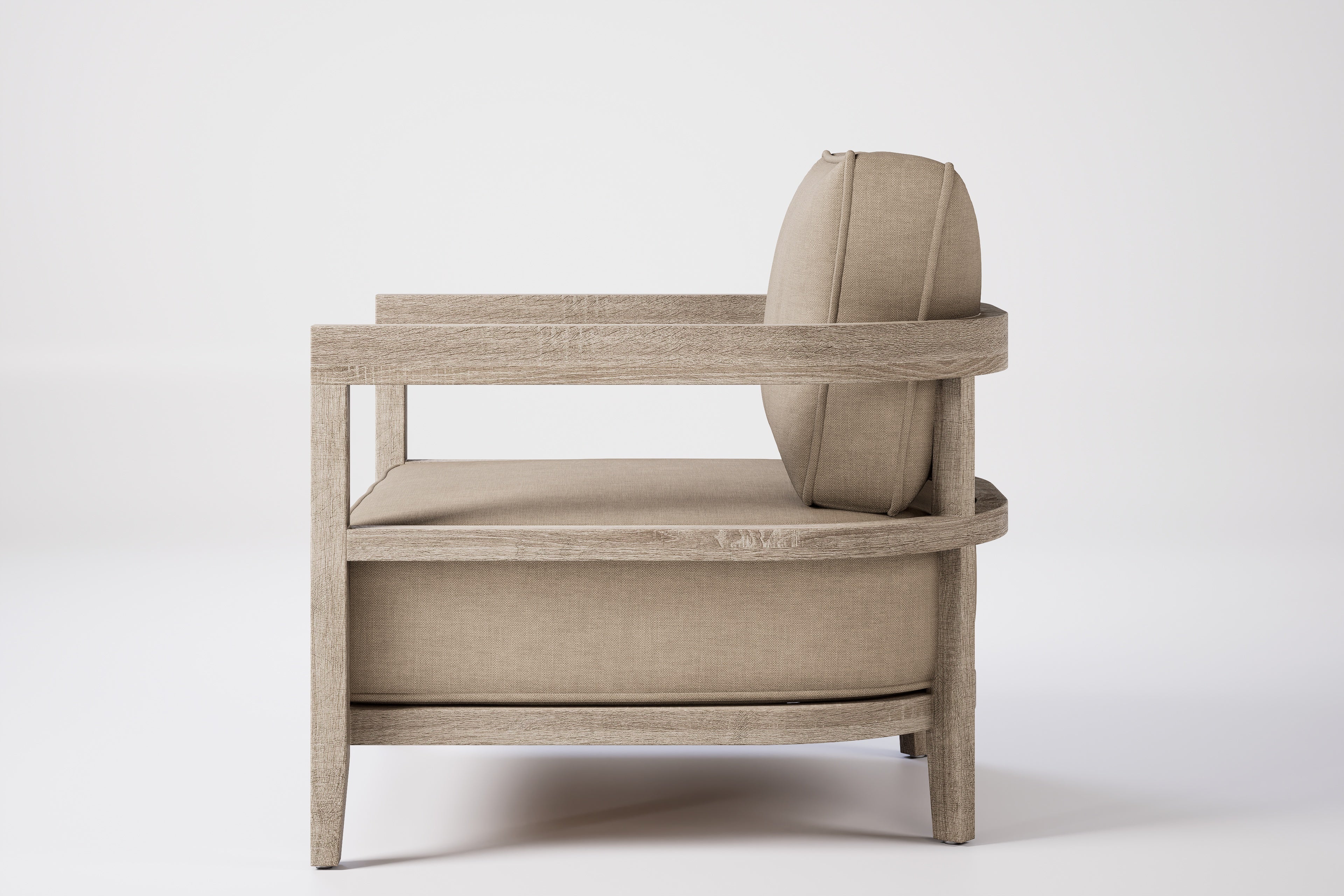 Rome Outdoor Lounge Armchair Teak