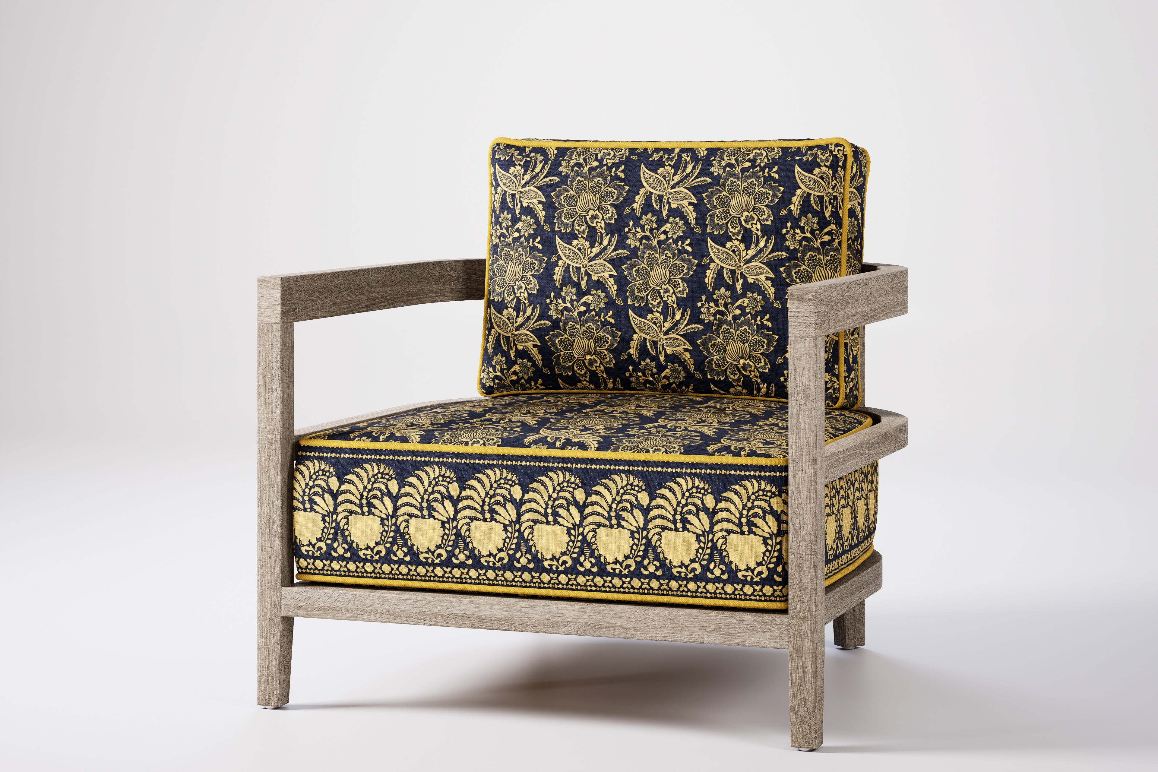 Rome Outdoor Lounge Armchair Teak (Boteh)