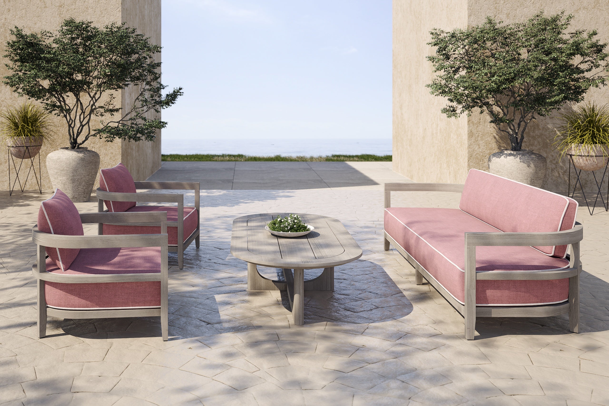 Rome Outdoor Lounge Armchair Teak
