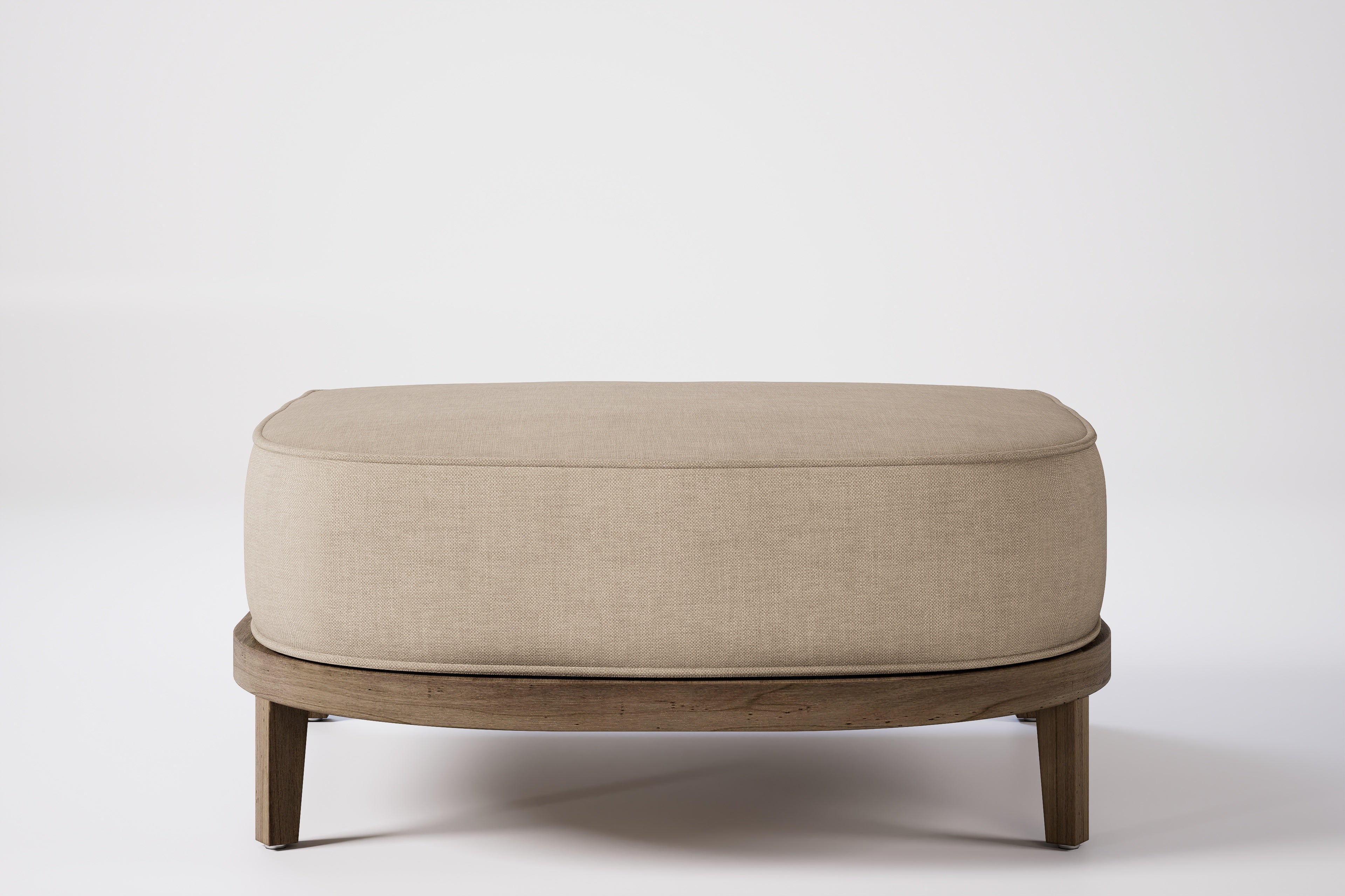 Rome Outdoor Ottoman Teak