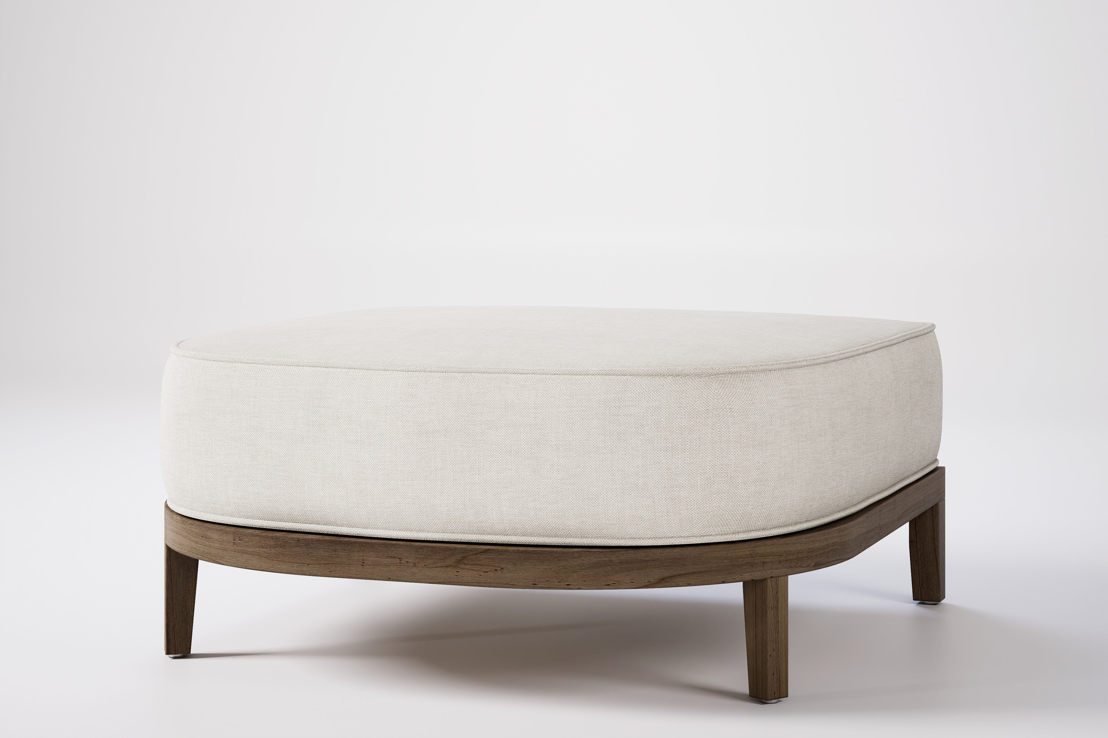 Rome Outdoor Ottoman Teak