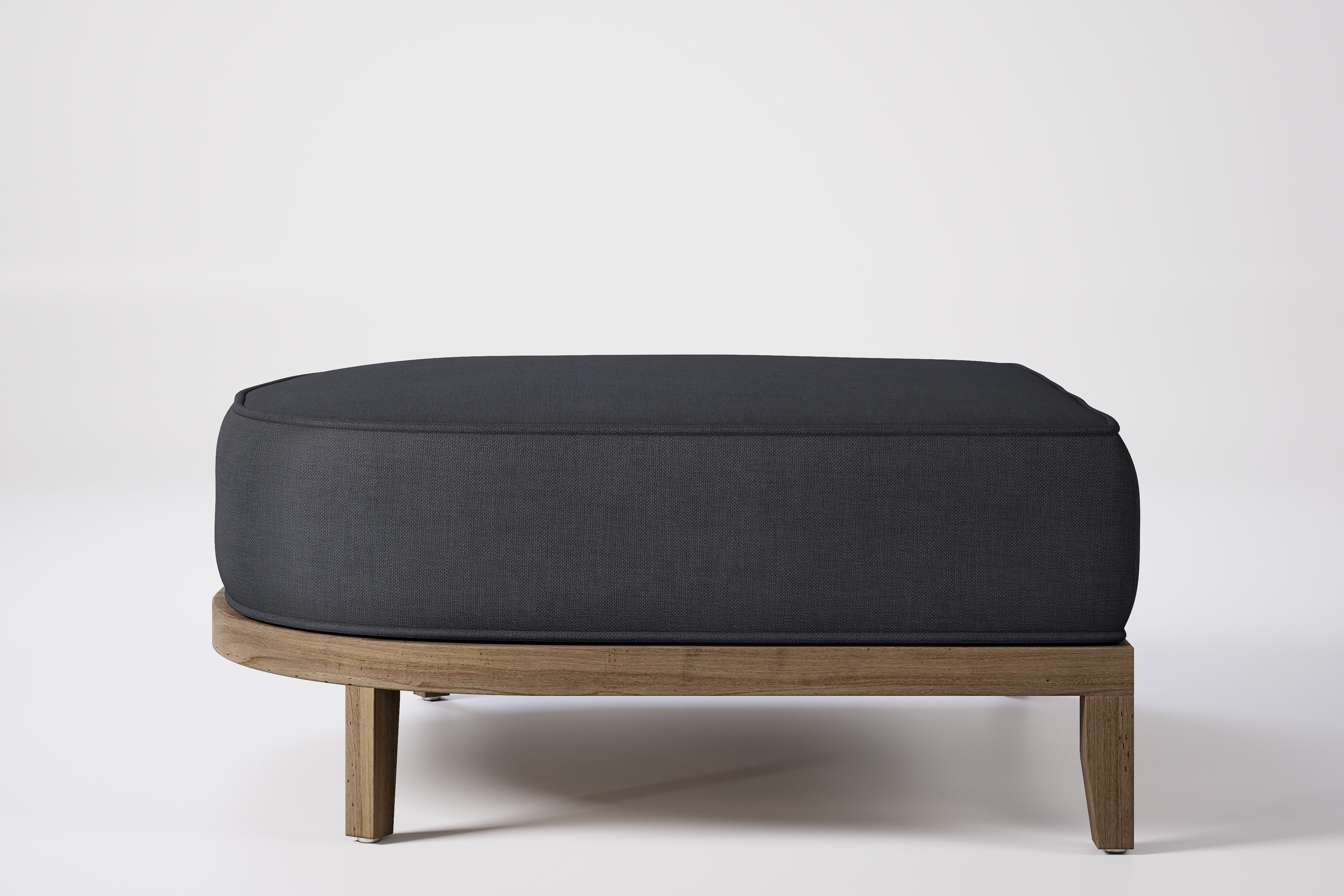 Rome Outdoor Ottoman Teak