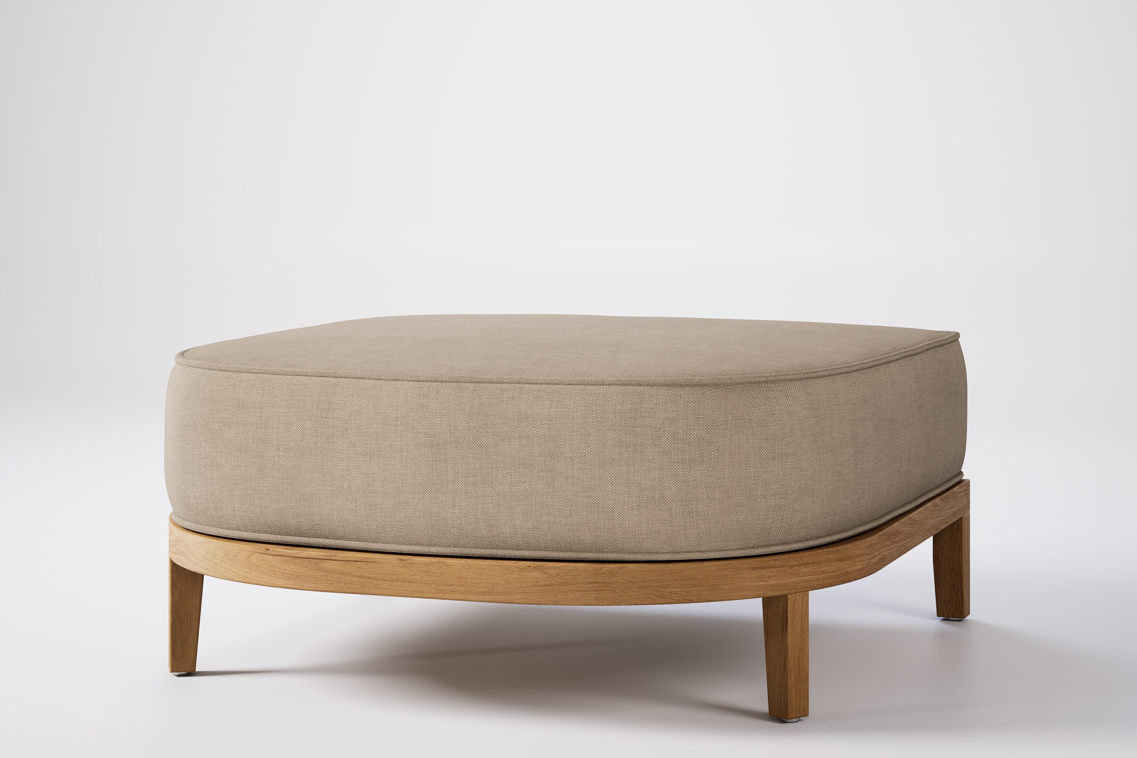 Rome Outdoor Ottoman Teak
