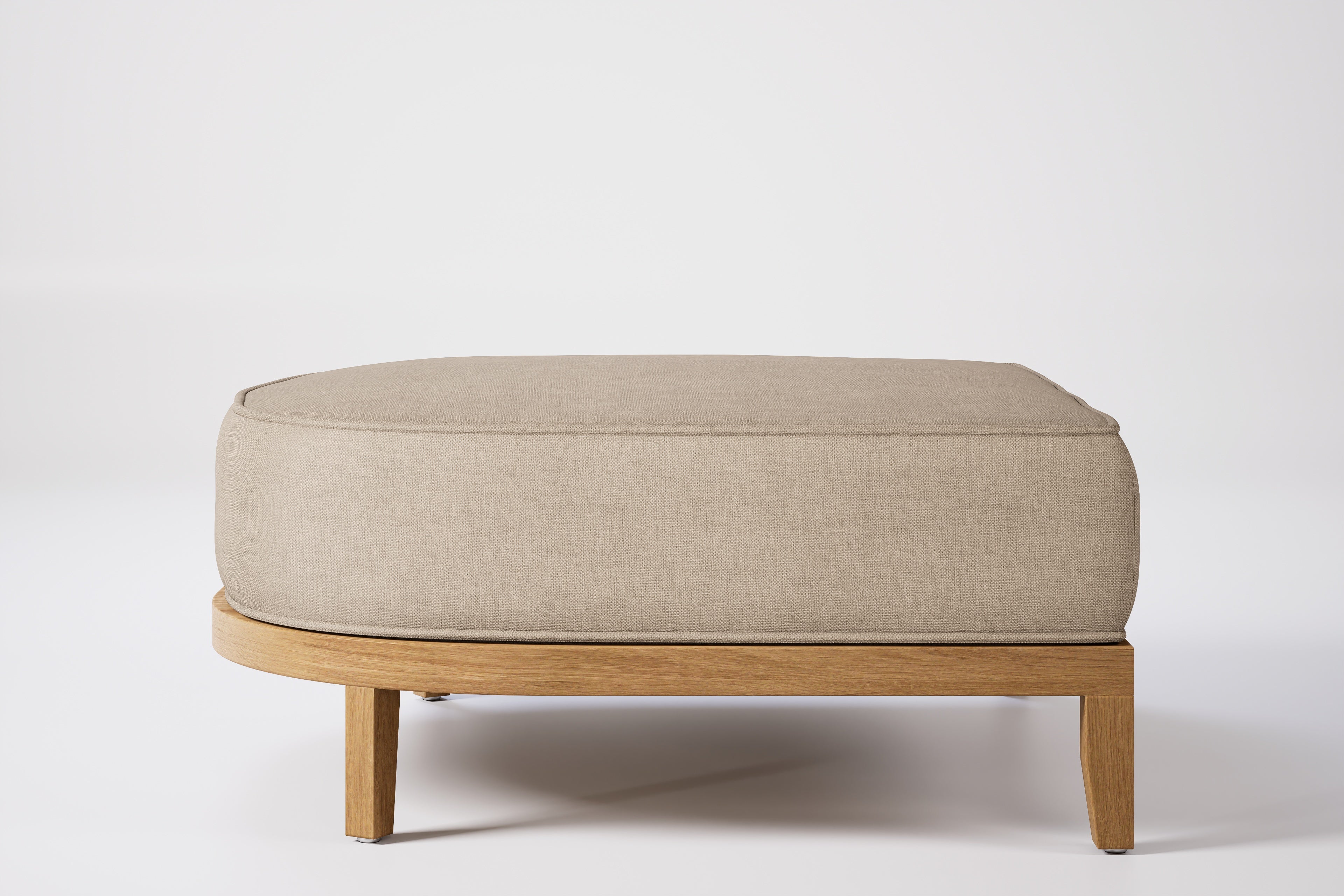 Rome Outdoor Ottoman Teak