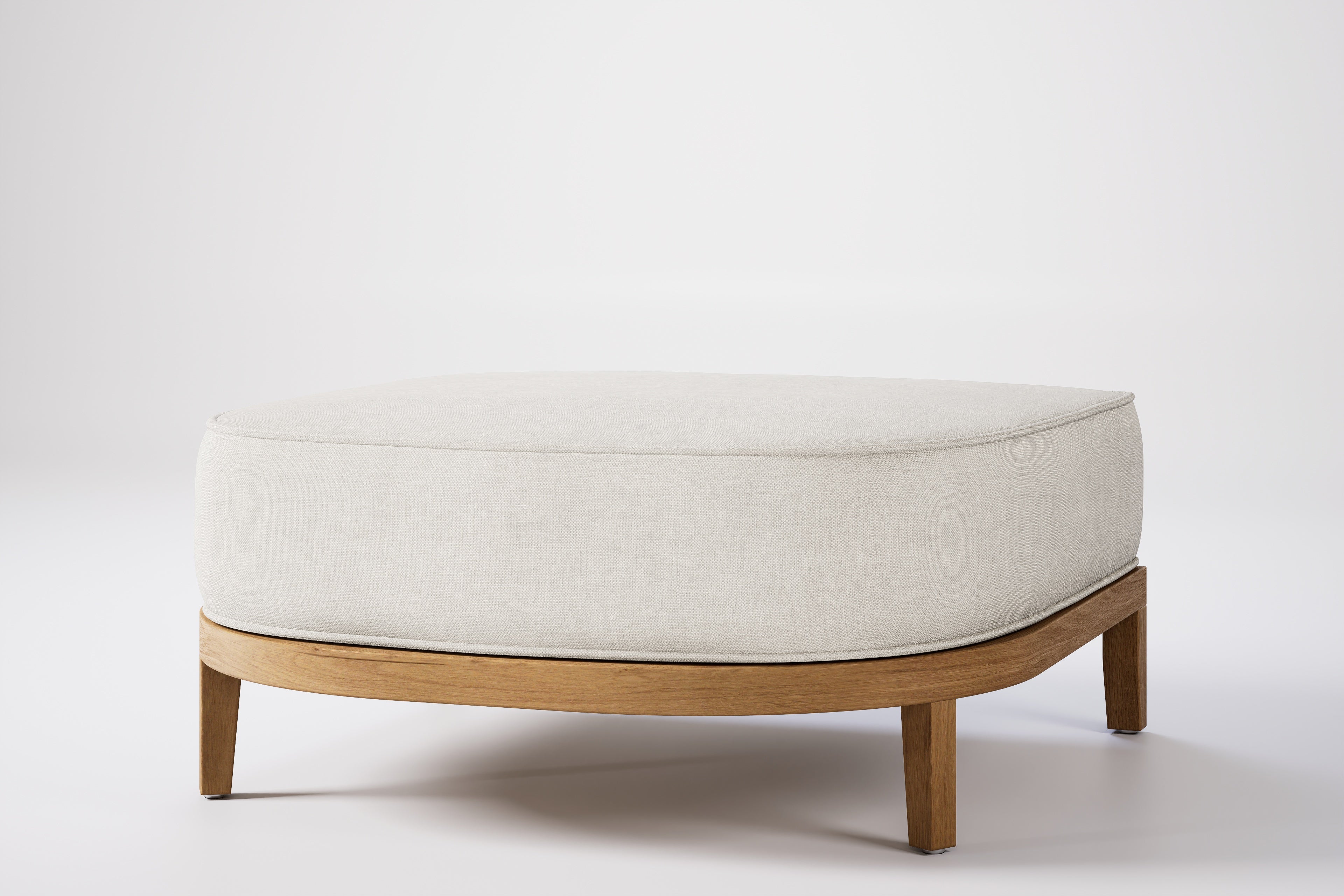 Rome Outdoor Ottoman Teak