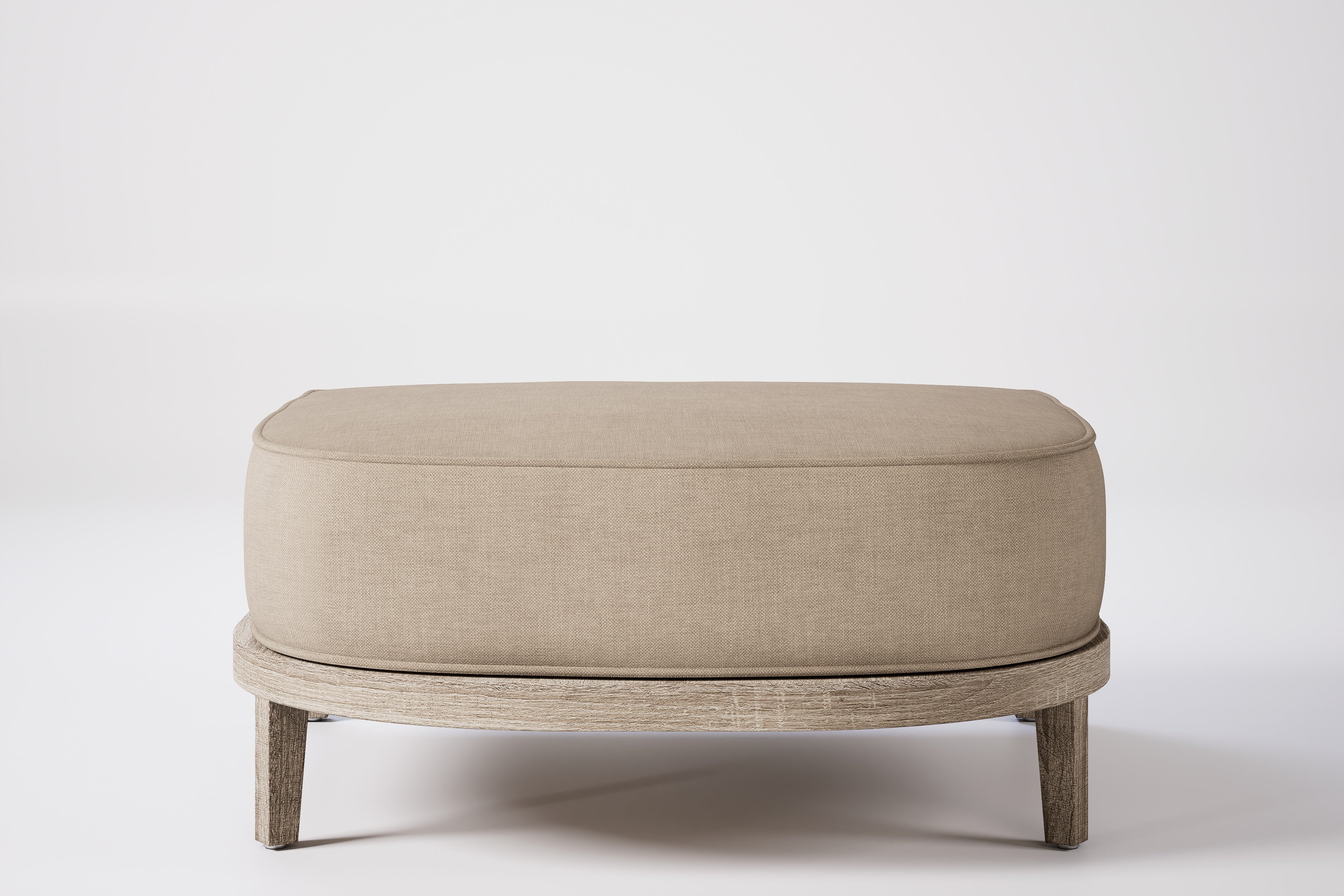Rome Outdoor Ottoman Teak
