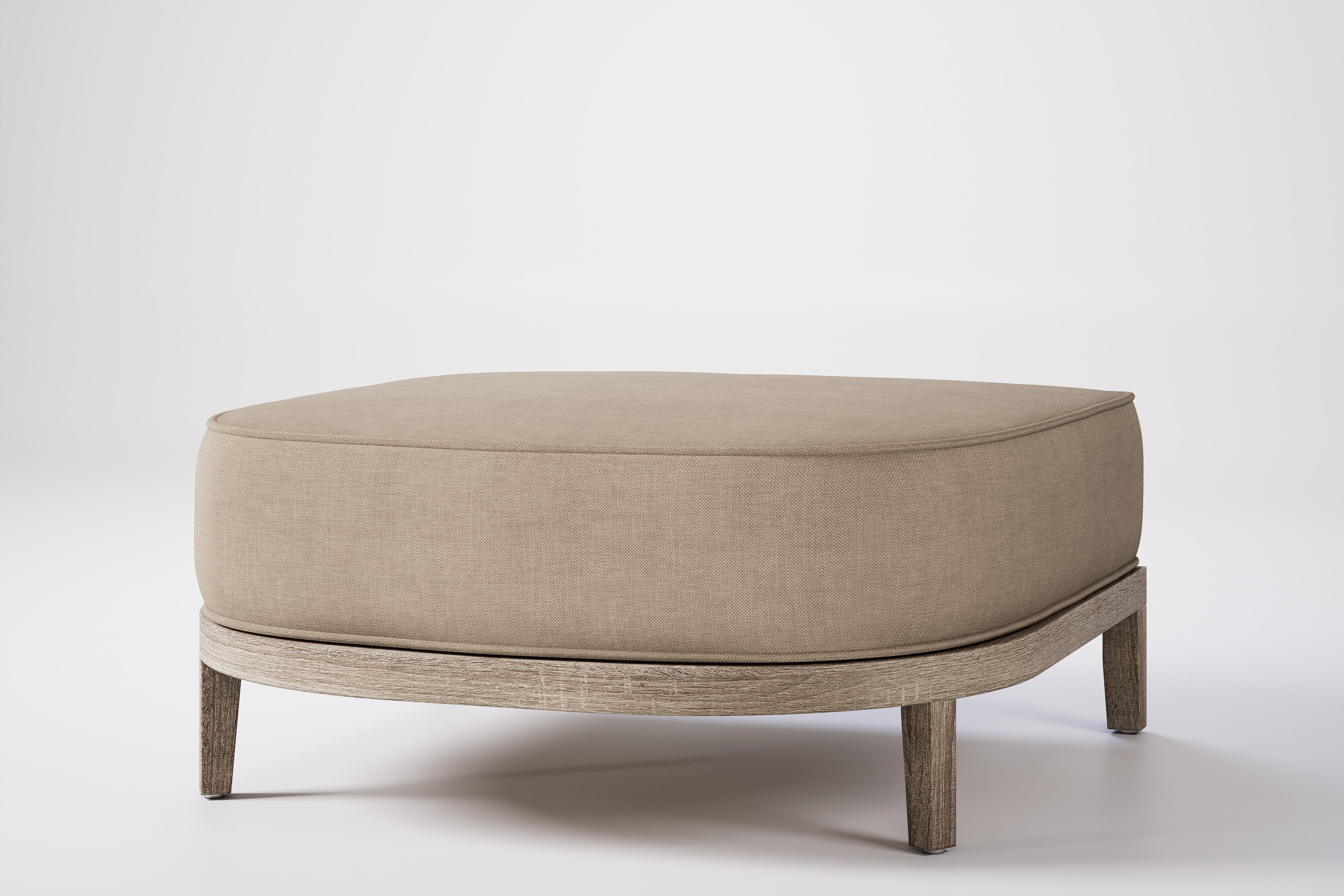 Rome Outdoor Ottoman Teak