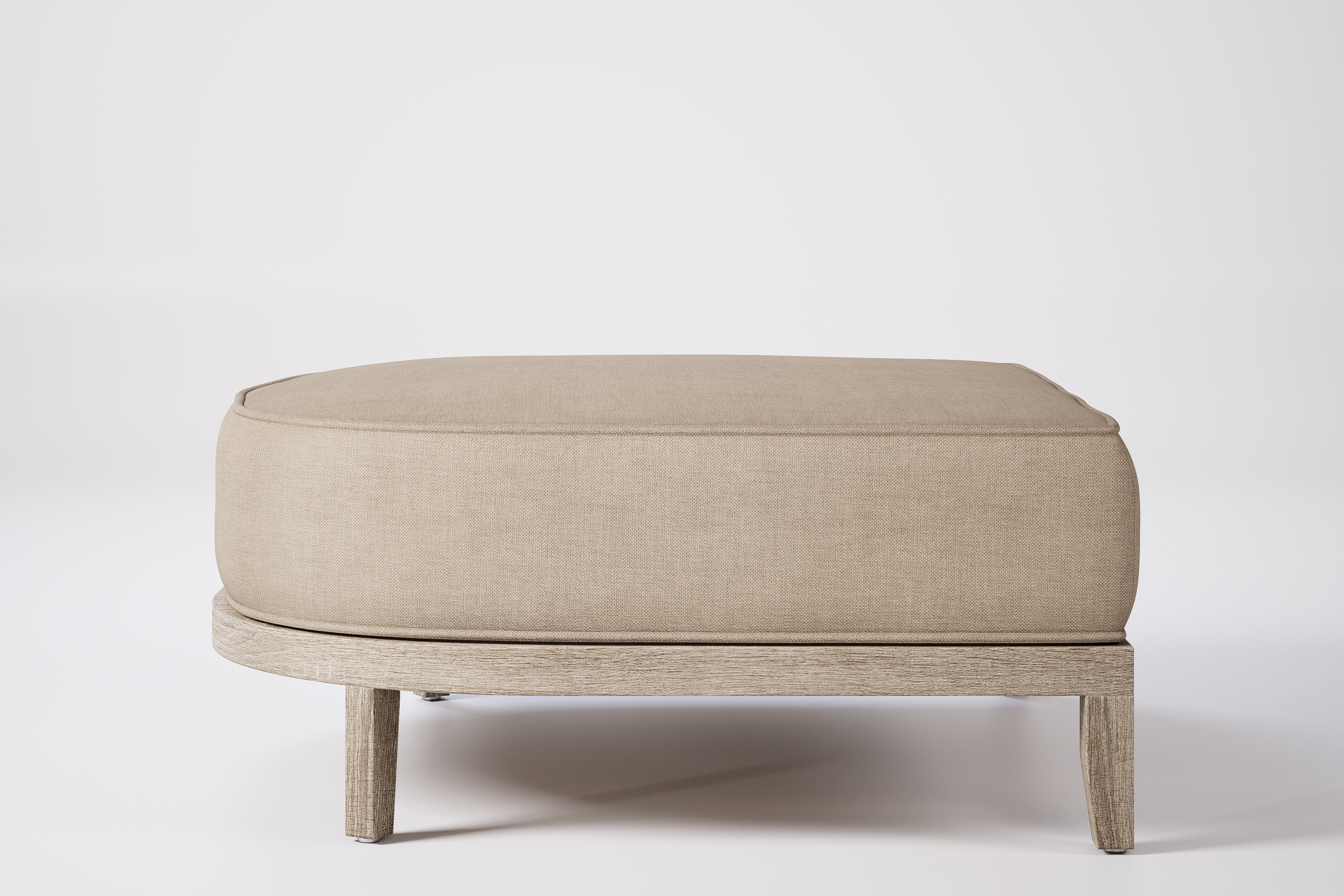 Rome Outdoor Ottoman Teak