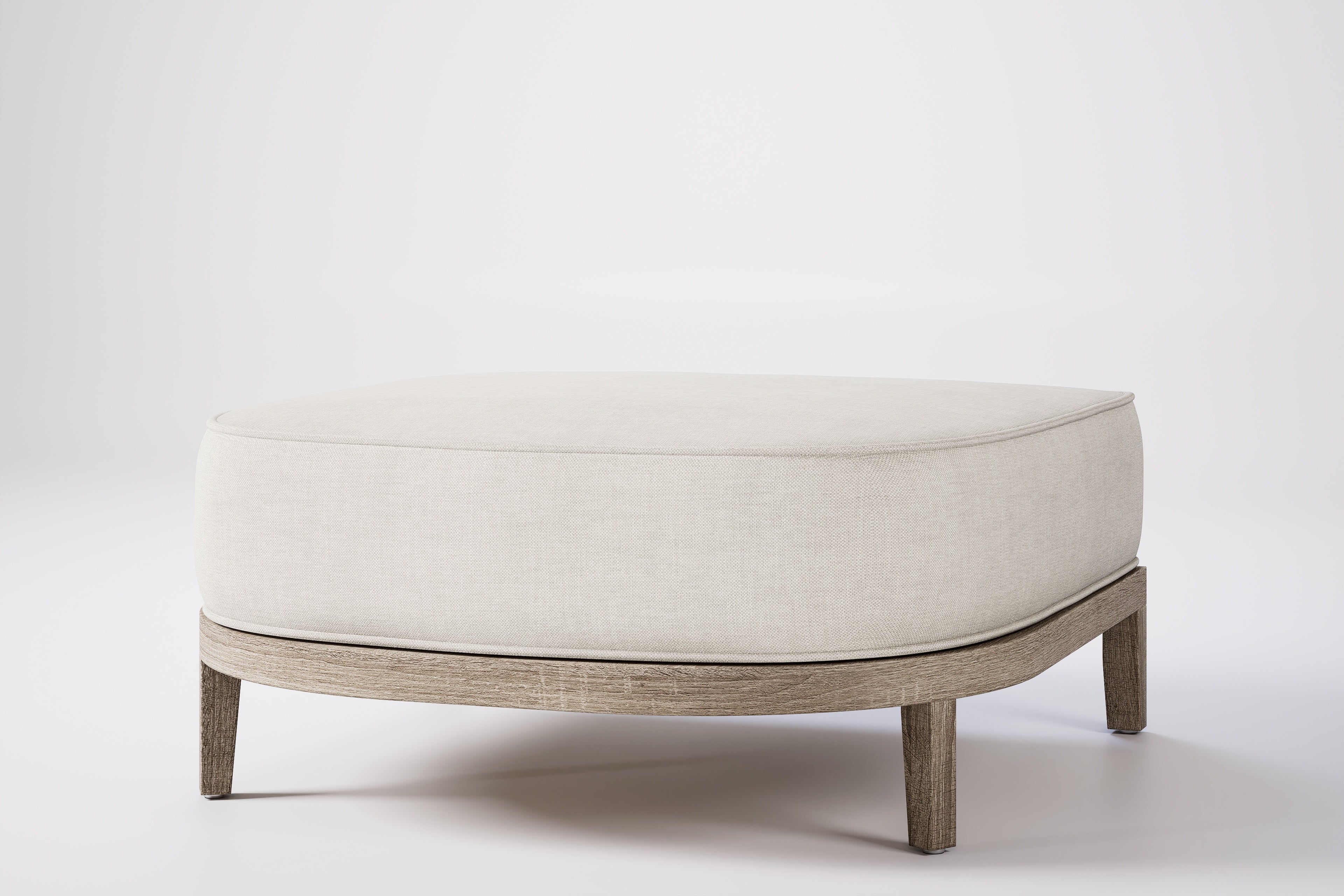 Rome Outdoor Ottoman Teak