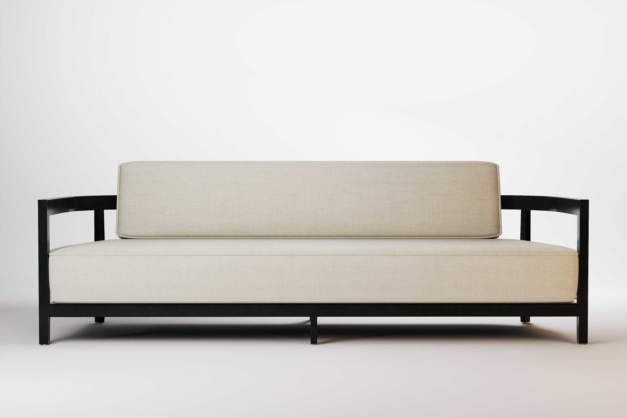 Rome Outdoor Sofa 3 Seat Aluminium