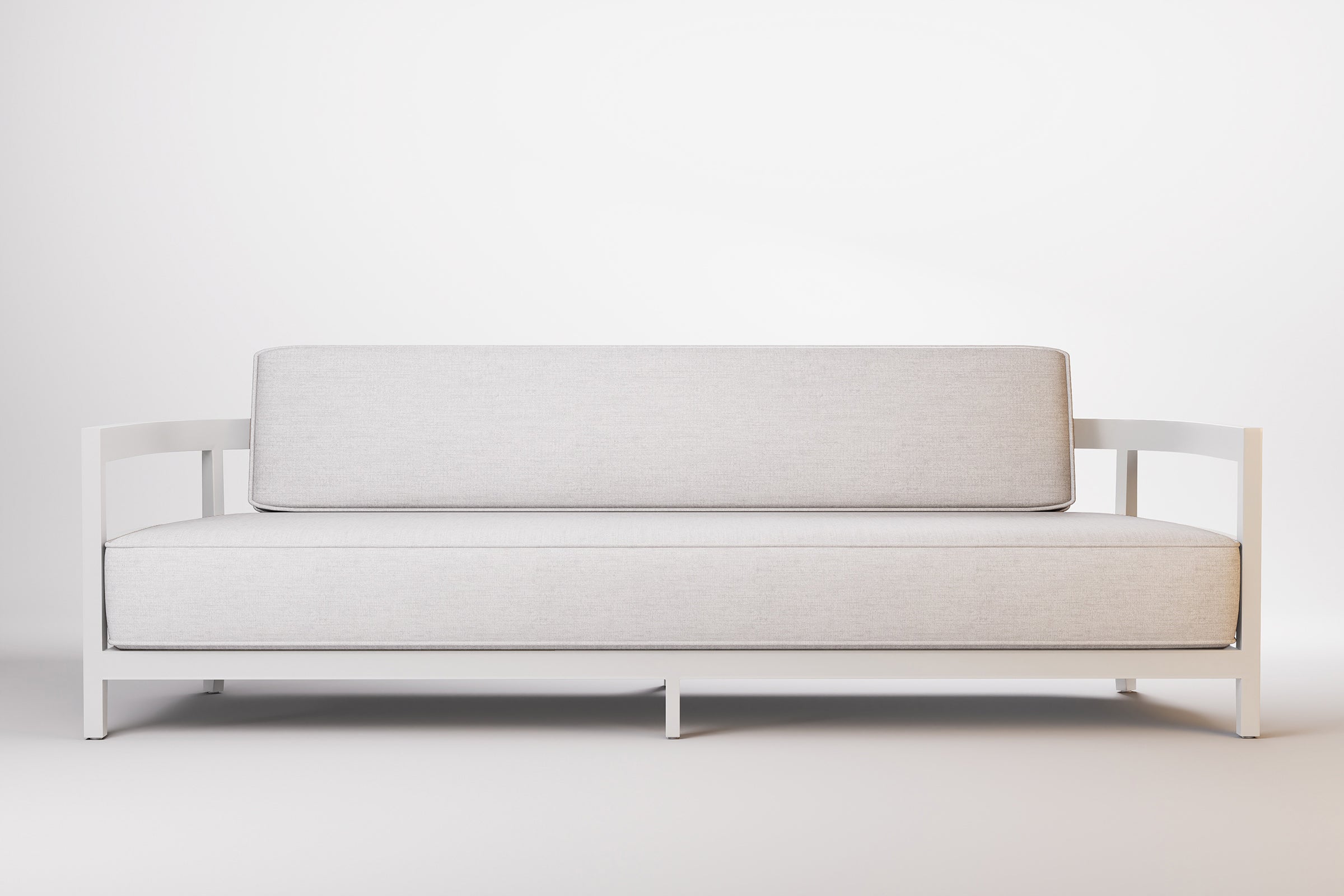 Rome Outdoor Sofa 3 Seat Aluminium