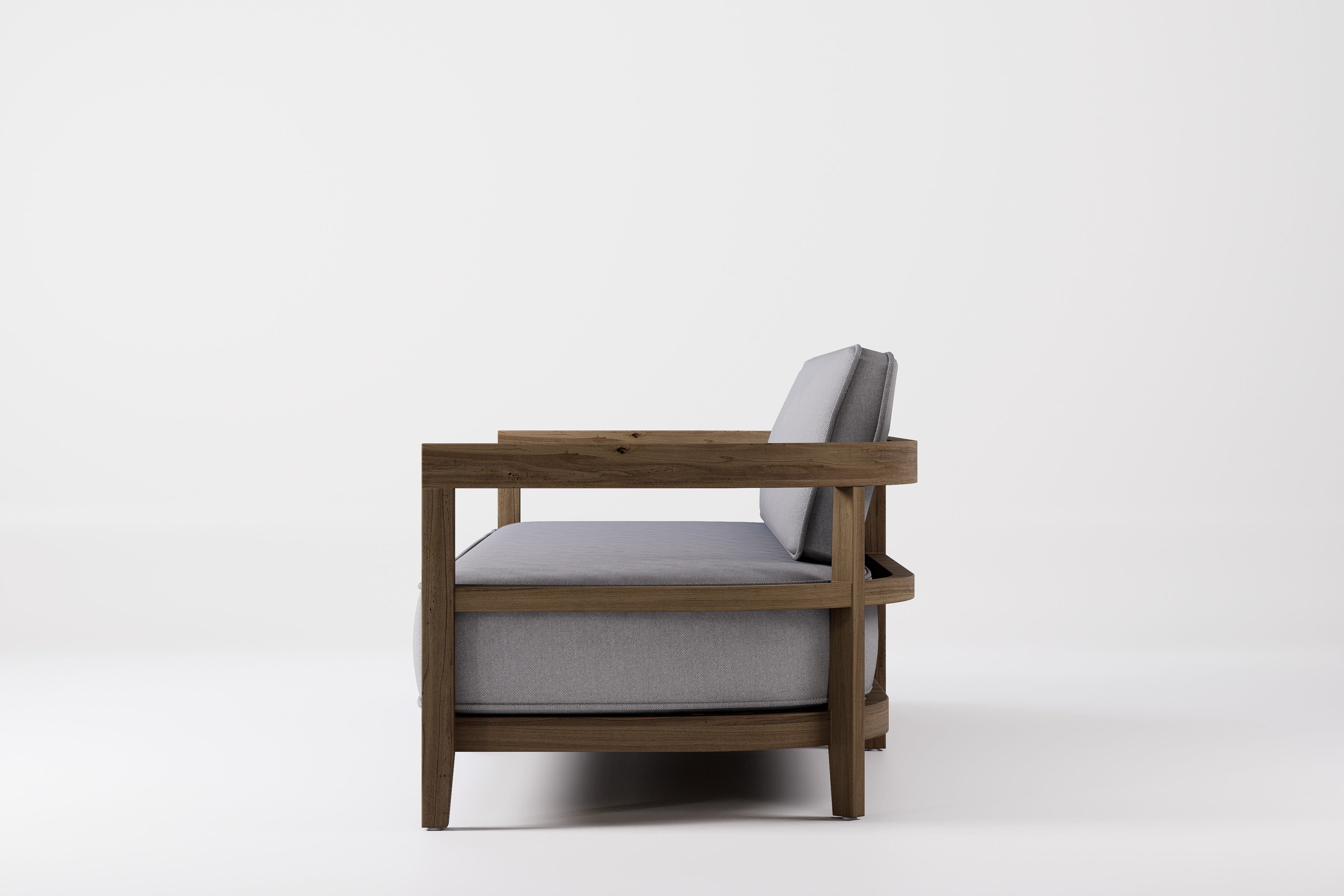 Rome Outdoor Sofa 3 Seat Teak