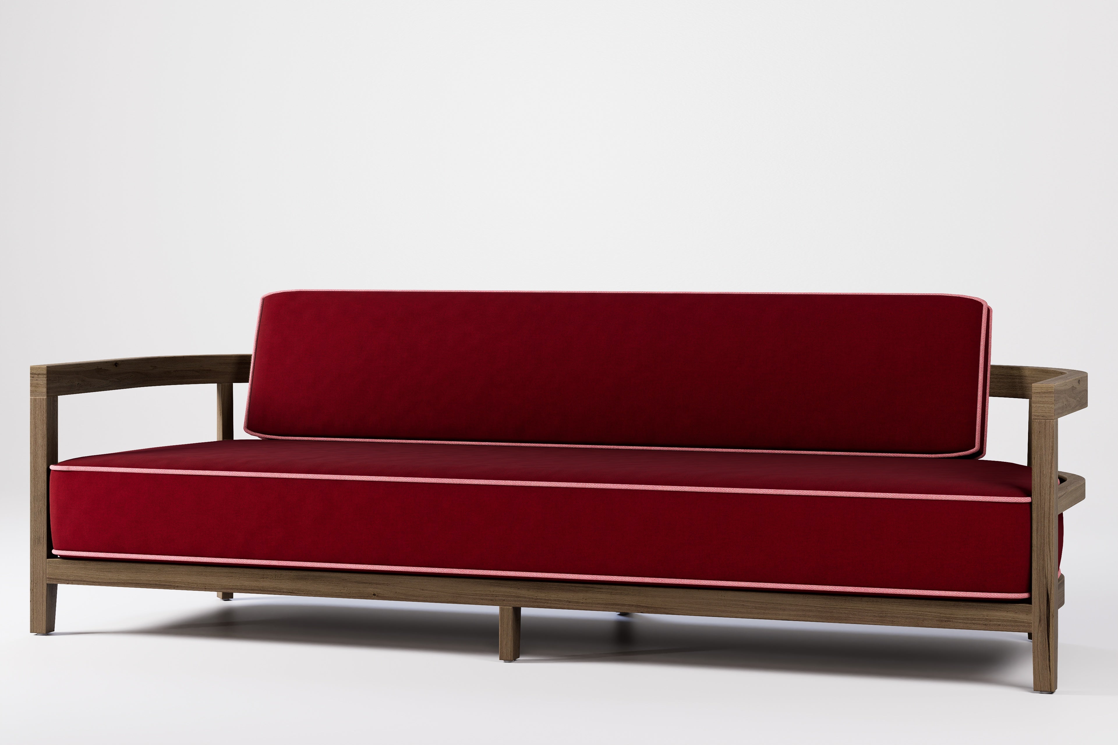 Rome Outdoor 3 Seat Sofa Teak