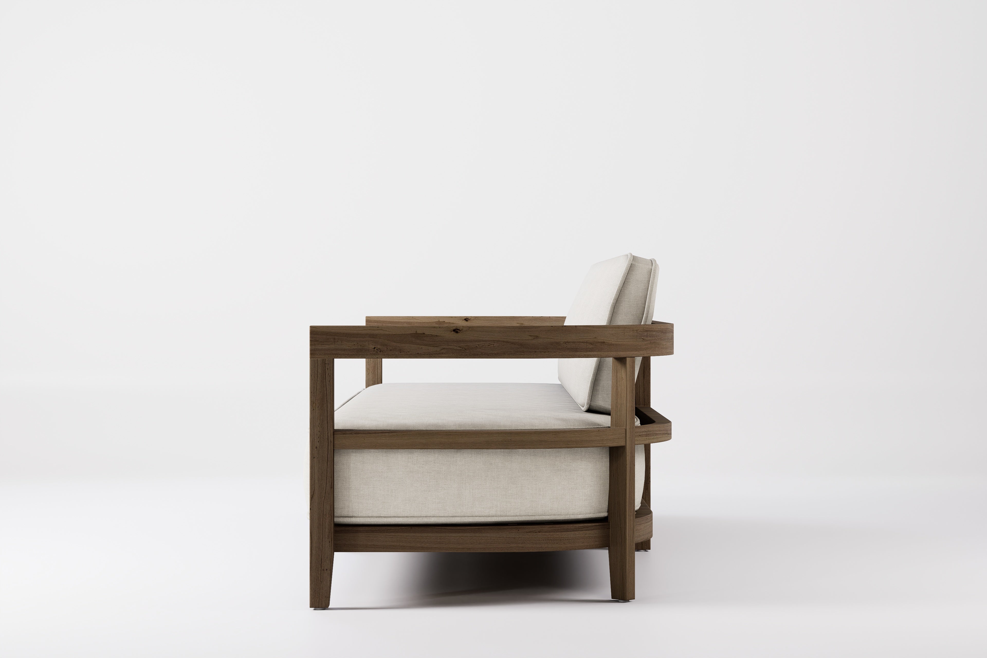 Rome Outdoor Sofa 3 Seat Teak