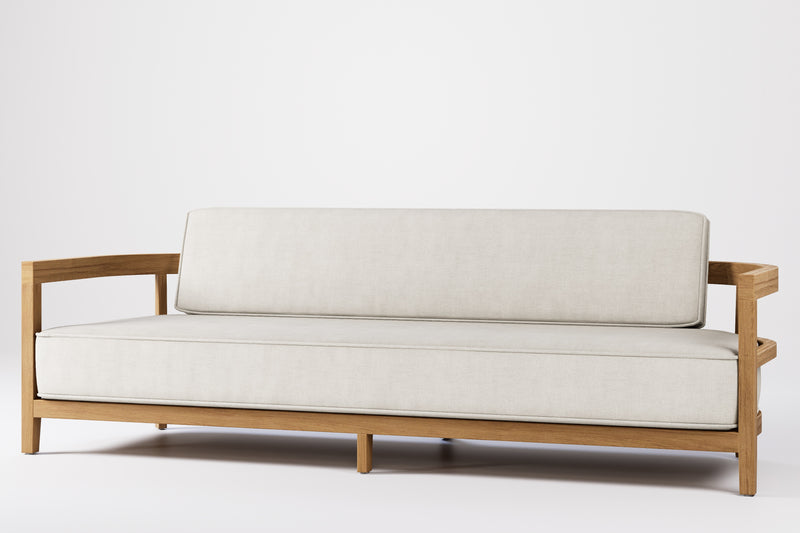 Rome Outdoor Sofa 3 Seat Teak