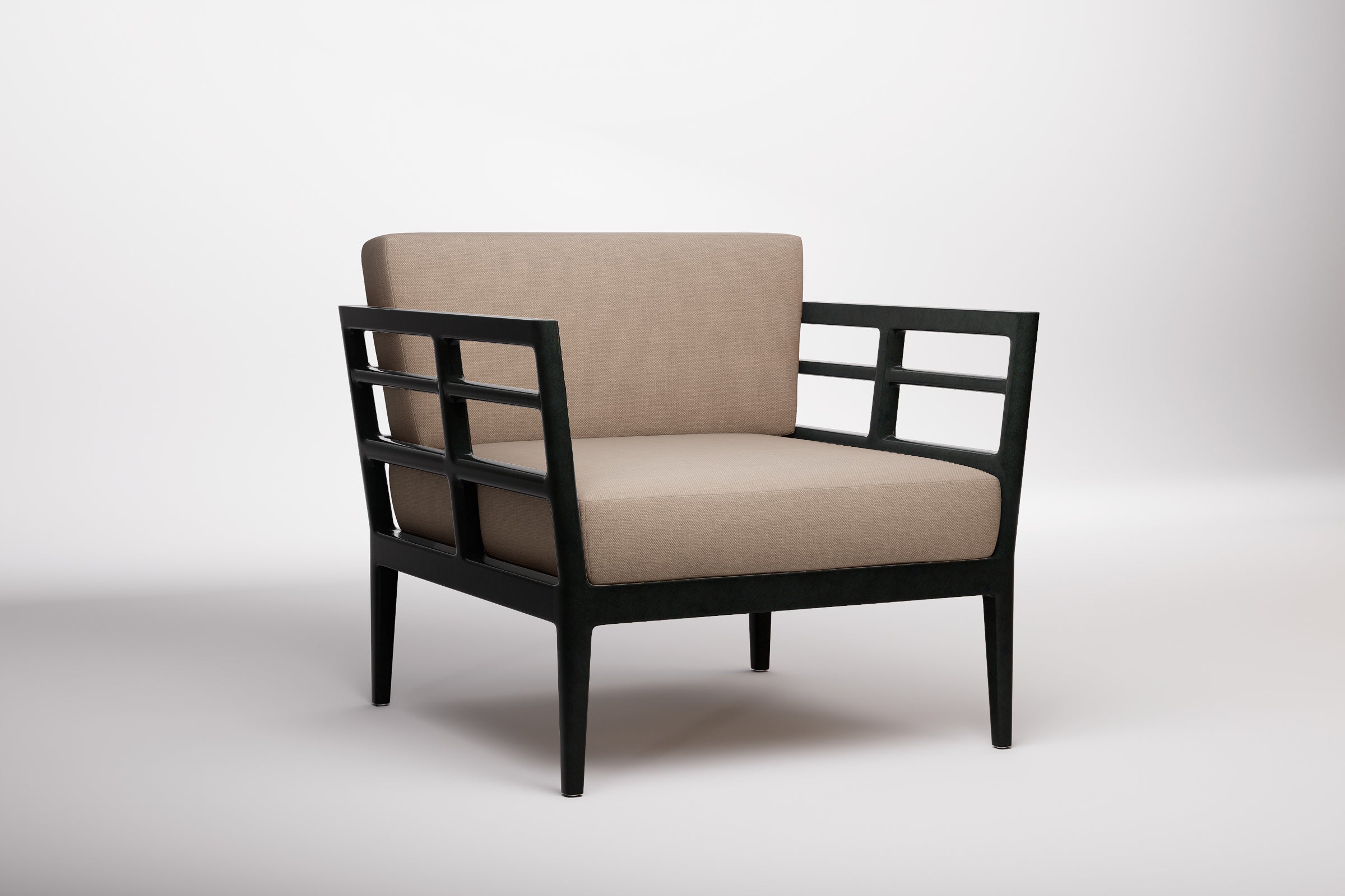 Vienna Outdoor Lounge Armchair Aluminium