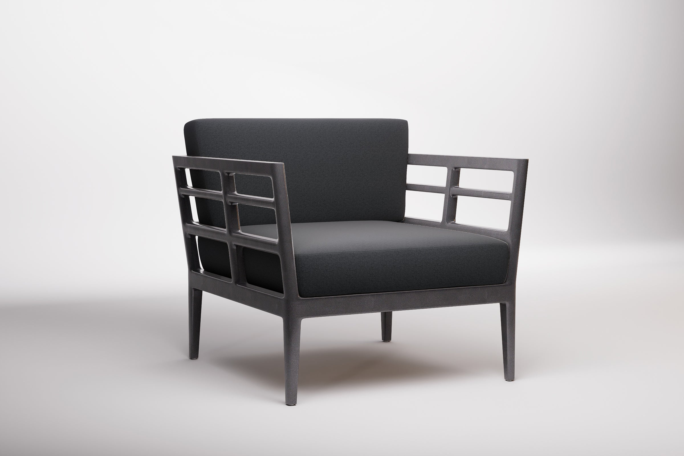 Vienna Outdoor Lounge Armchair Aluminium