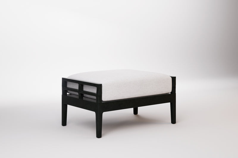 Vienna Outdoor Ottoman Aluminium