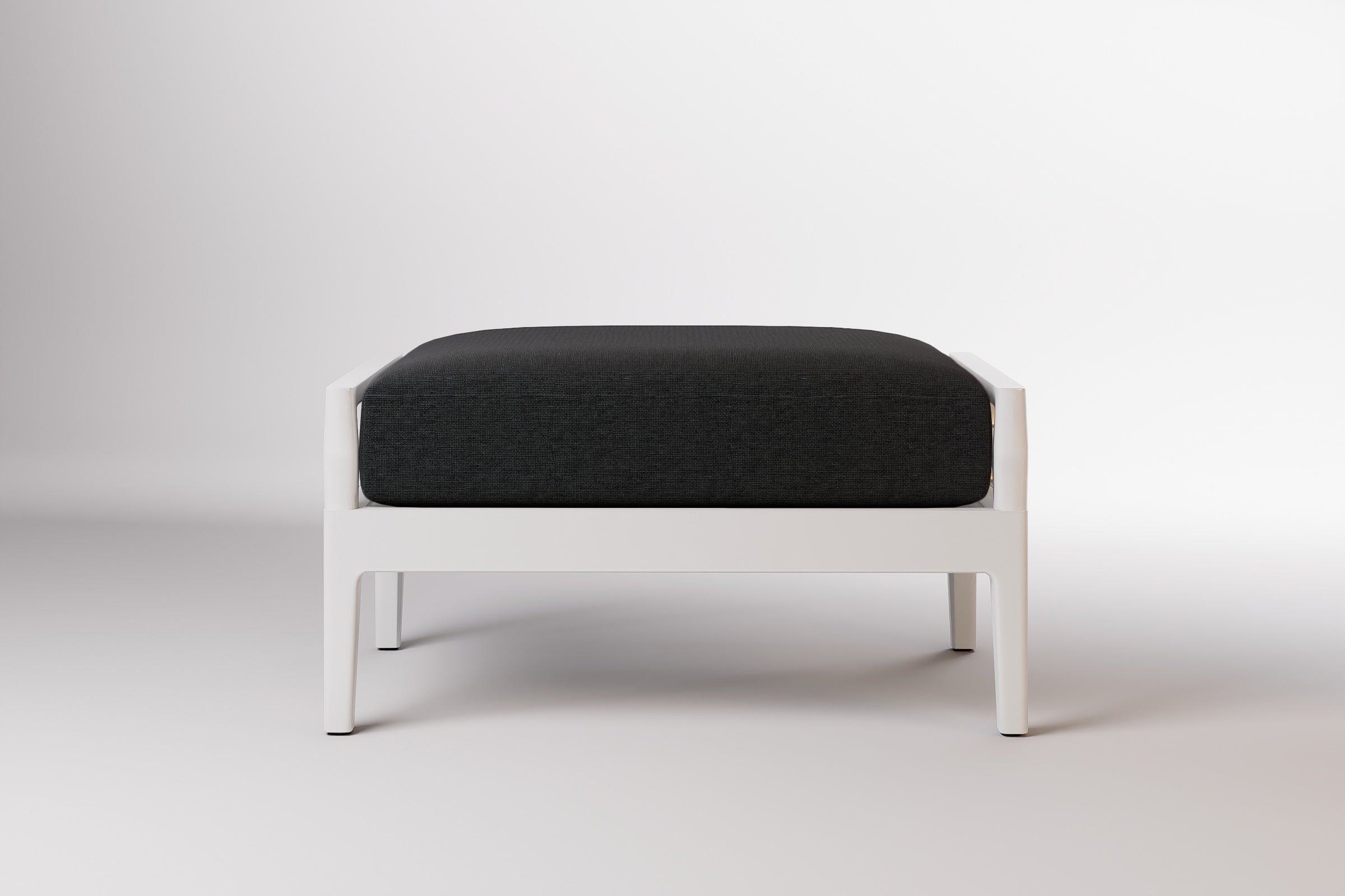 Vienna Outdoor Ottoman Aluminium