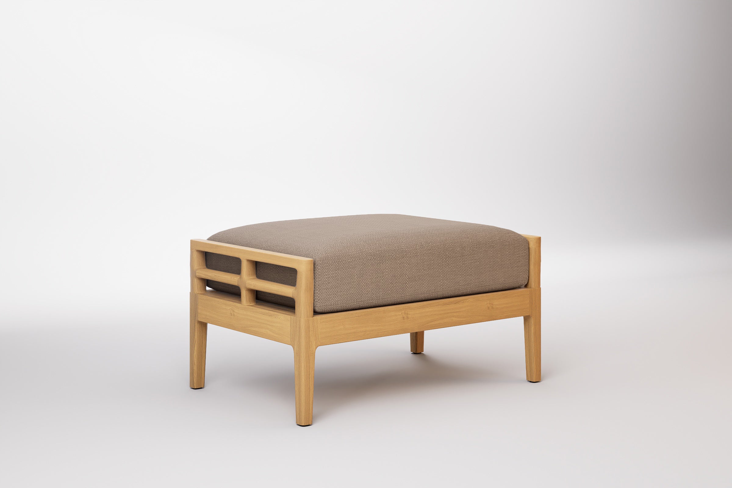Vienna Outdoor Ottoman Teak