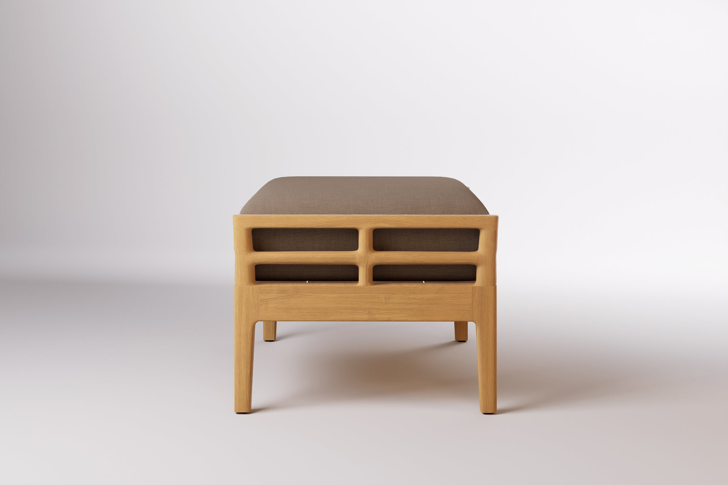 Vienna Outdoor Ottoman Teak