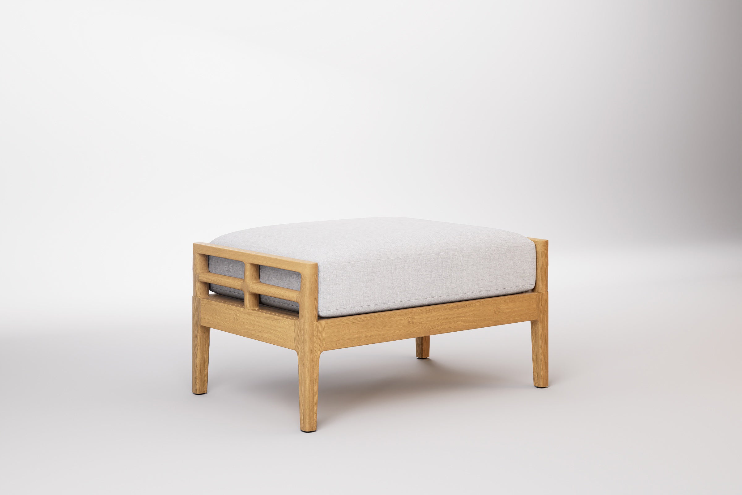 Vienna Outdoor Ottoman Teak