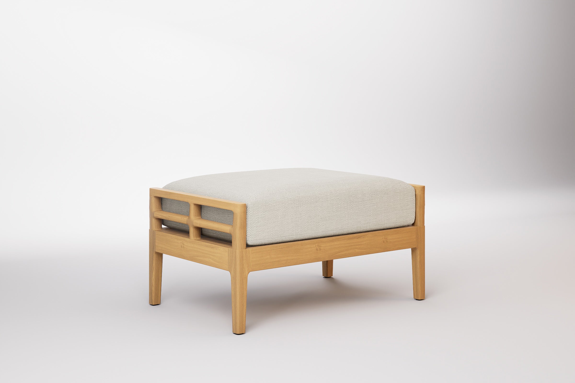 Vienna Outdoor Ottoman Teak