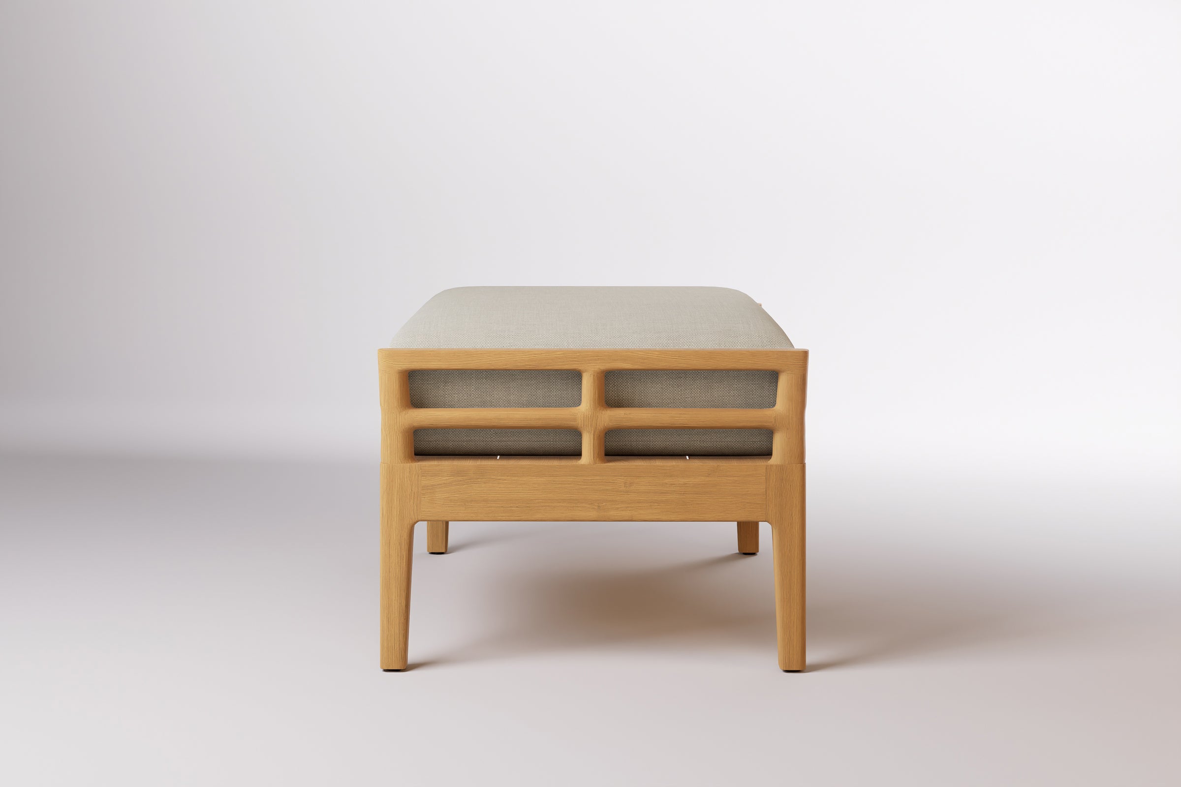 Vienna Outdoor Ottoman Teak