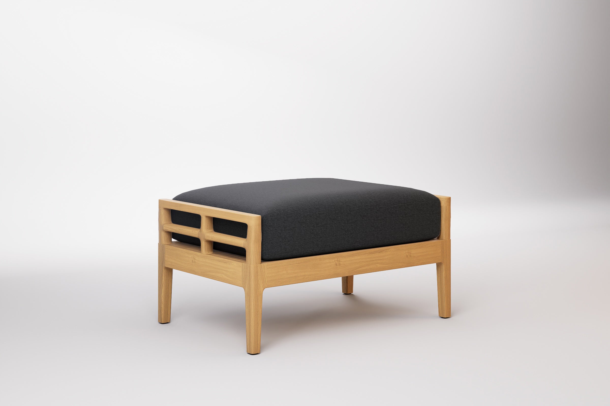 Vienna Outdoor Ottoman Teak