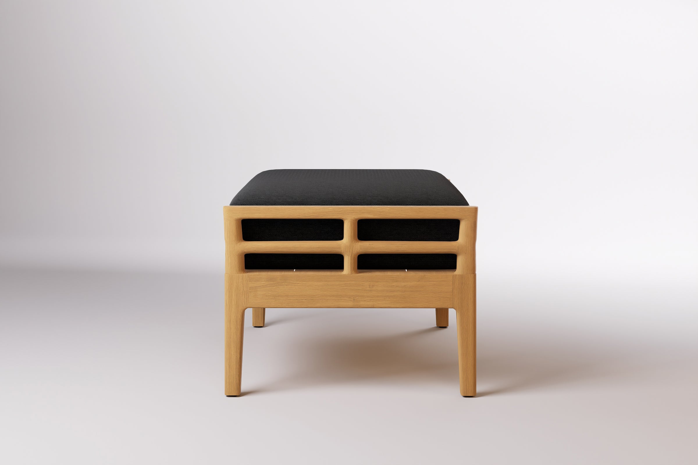 Vienna Outdoor Ottoman Teak