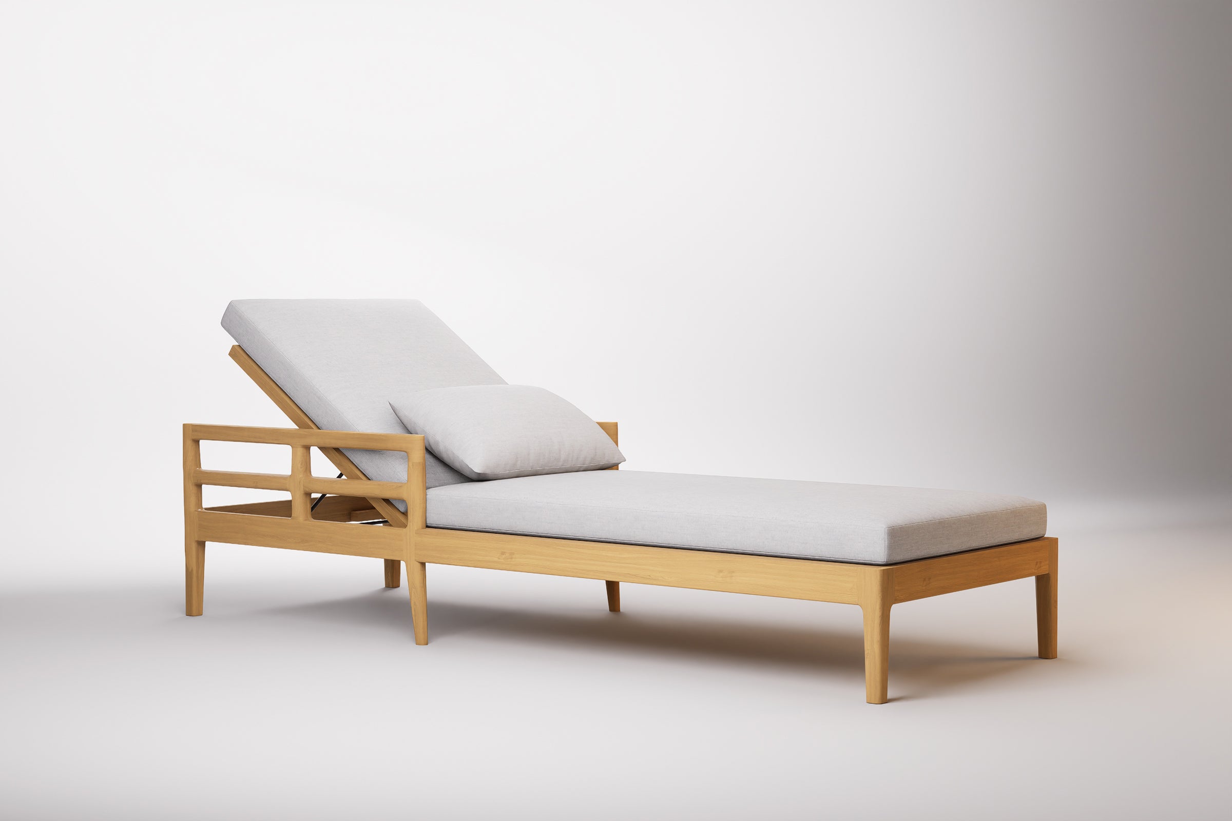 Vienna Outdoor Sun Lounge Teak