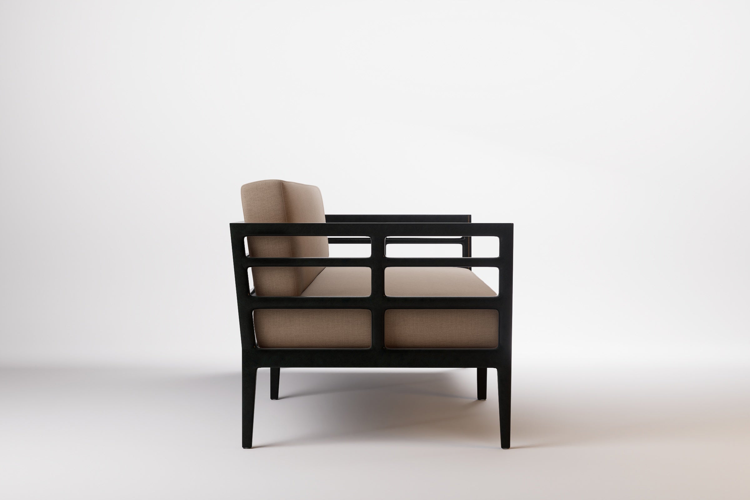 Vienna Outdoor Sofa 3 Seat Aluminium