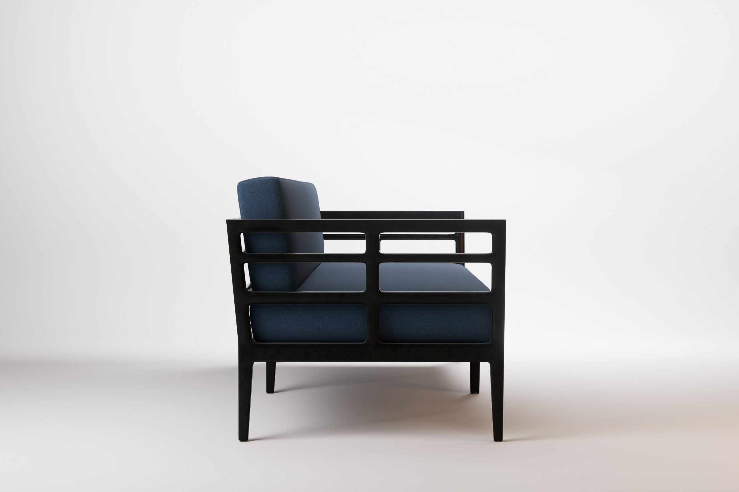 Vienna Outdoor Sofa 3 Seat Aluminium