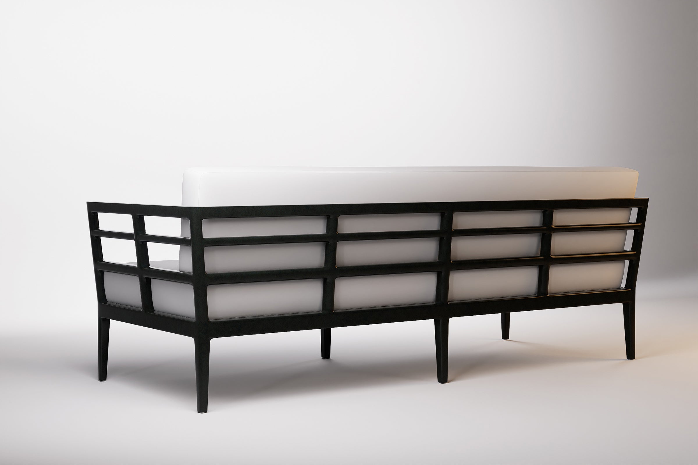 Vienna Outdoor Sofa 3 Seat Aluminium