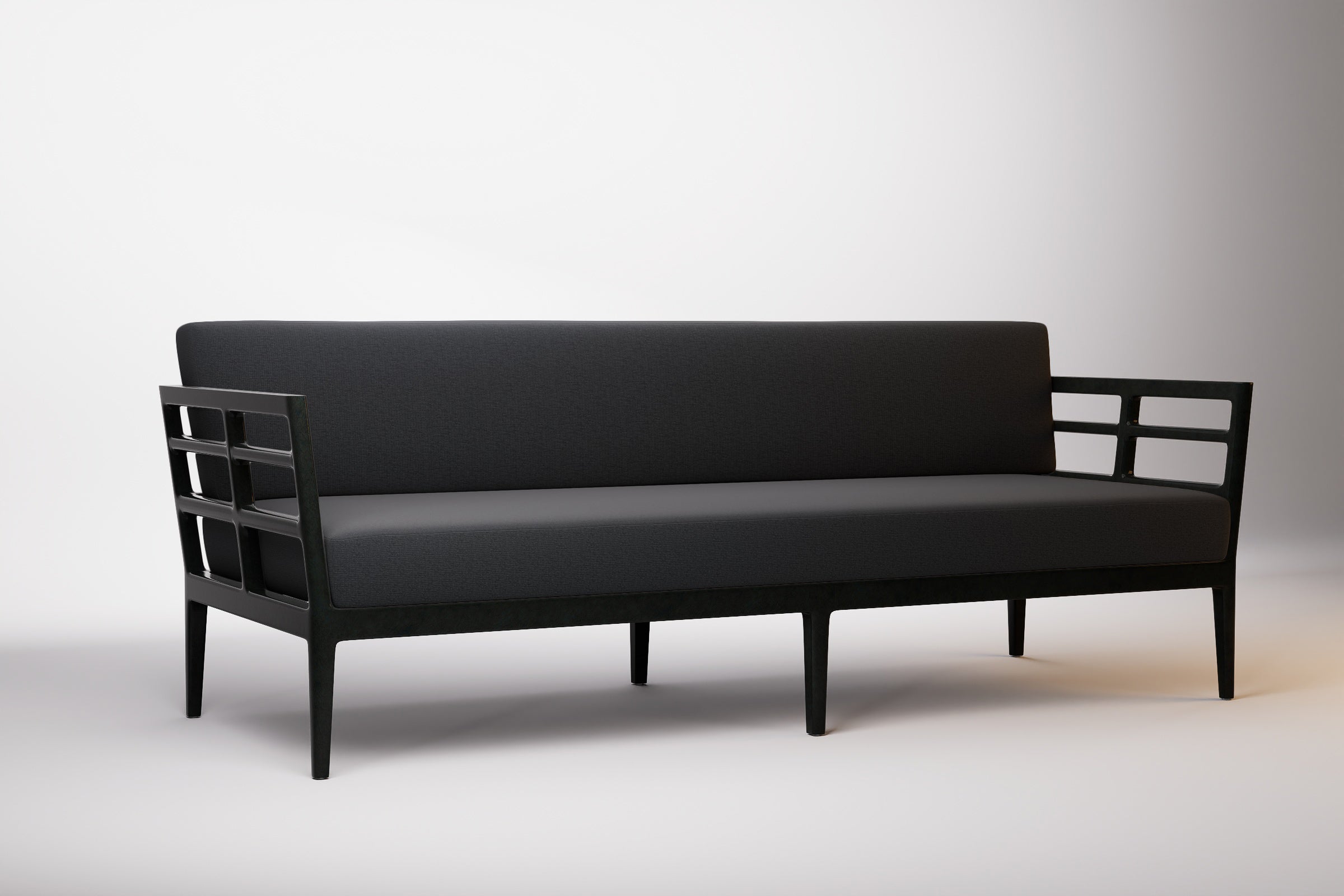 Vienna Outdoor Sofa 3 Seat Aluminium
