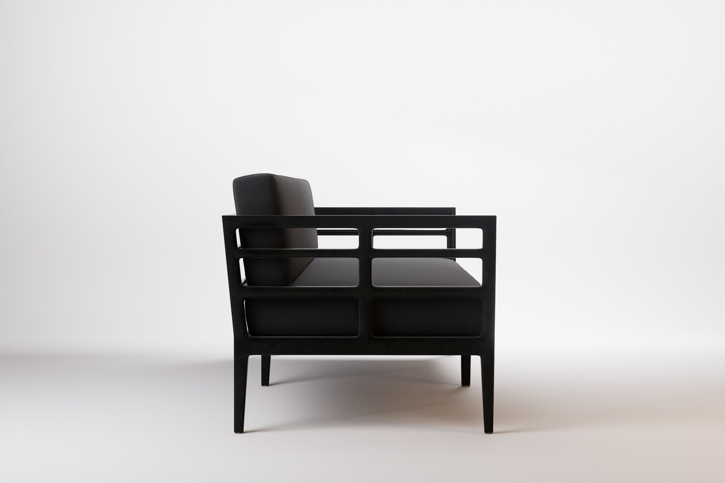 Vienna Outdoor Sofa 3 Seat Aluminium