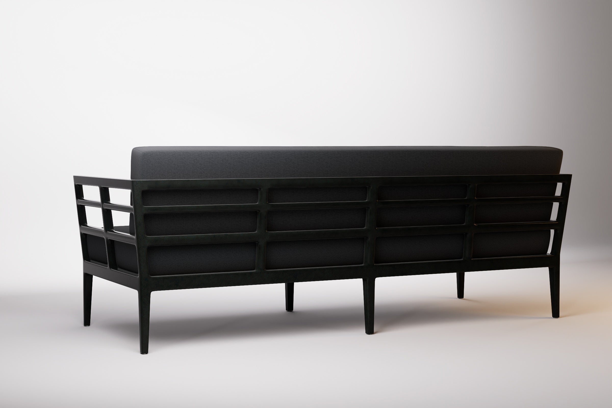 Vienna Outdoor Sofa 3 Seat Aluminium