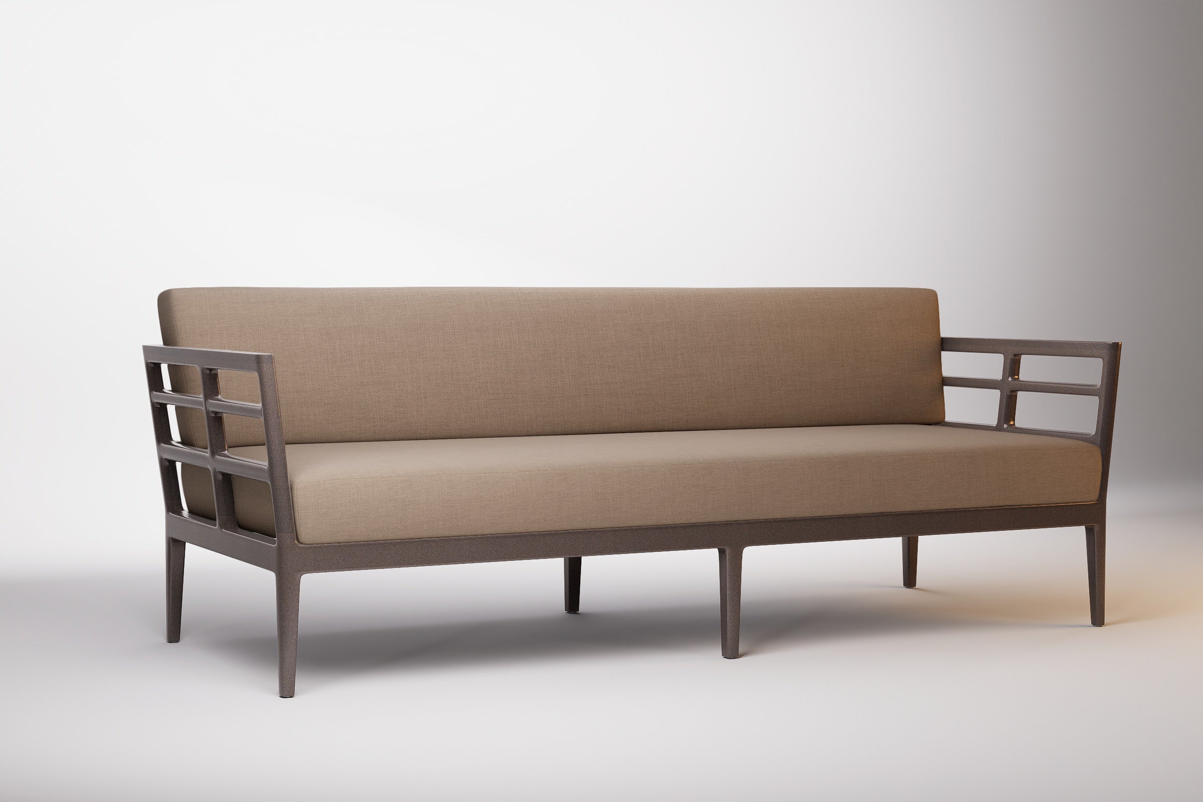 Vienna Outdoor Sofa 3 Seat Aluminium