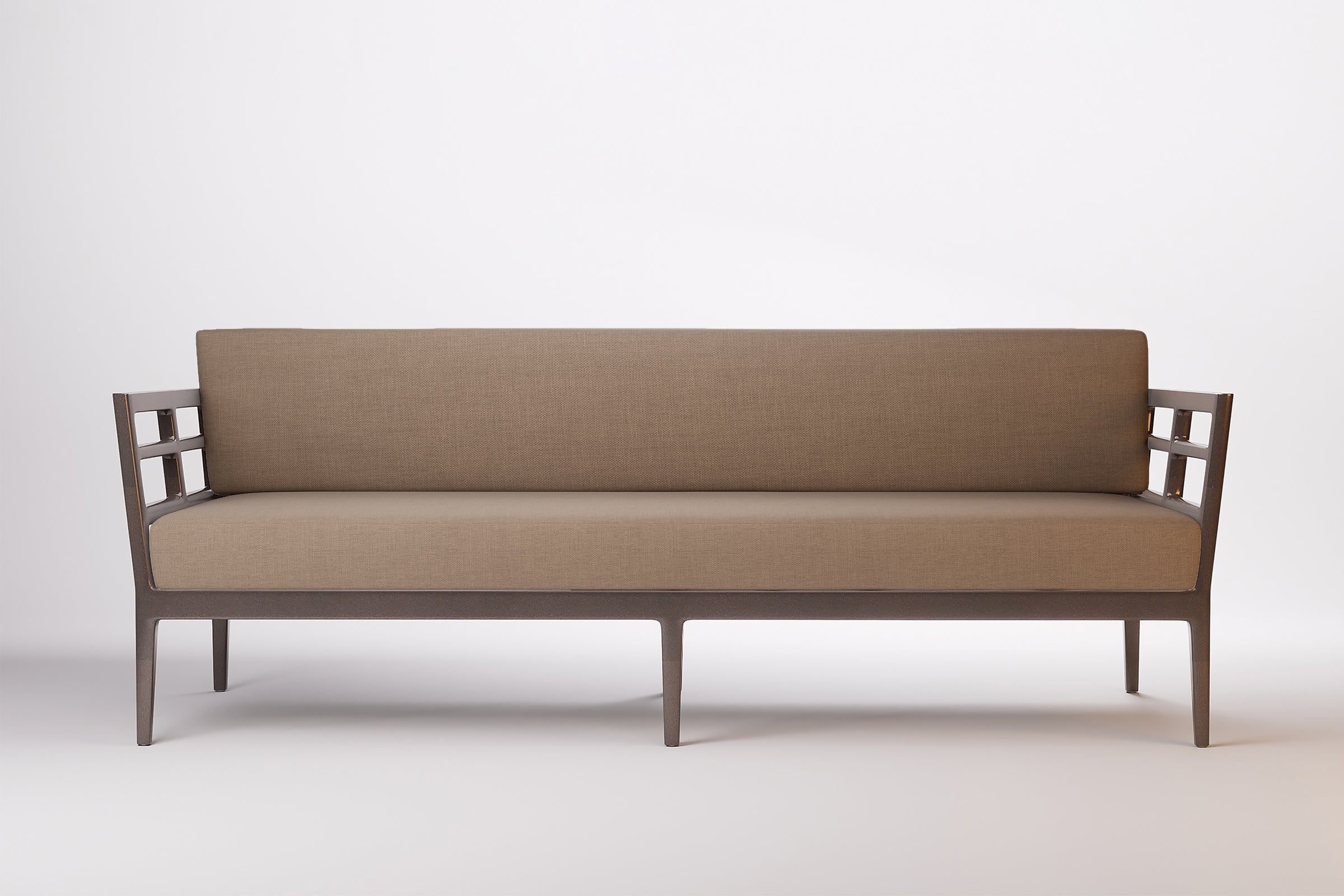 Vienna Outdoor Sofa 3 Seat Aluminium