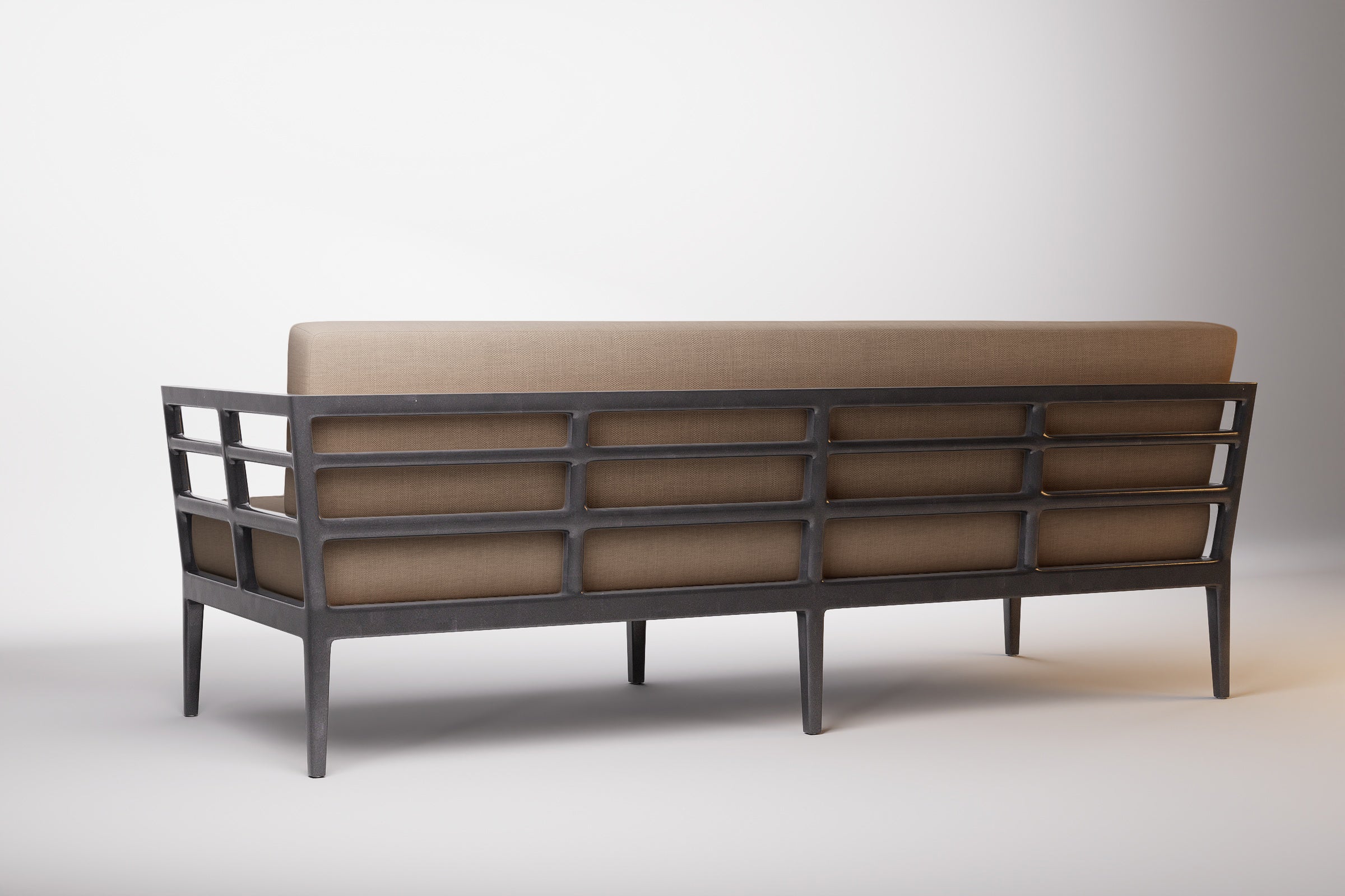 Vienna Outdoor Sofa 3 Seat Aluminium