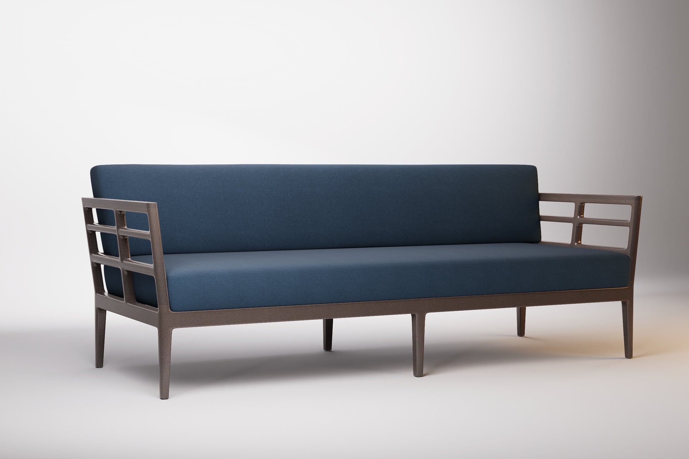 Vienna Outdoor Sofa 3 Seat Aluminium