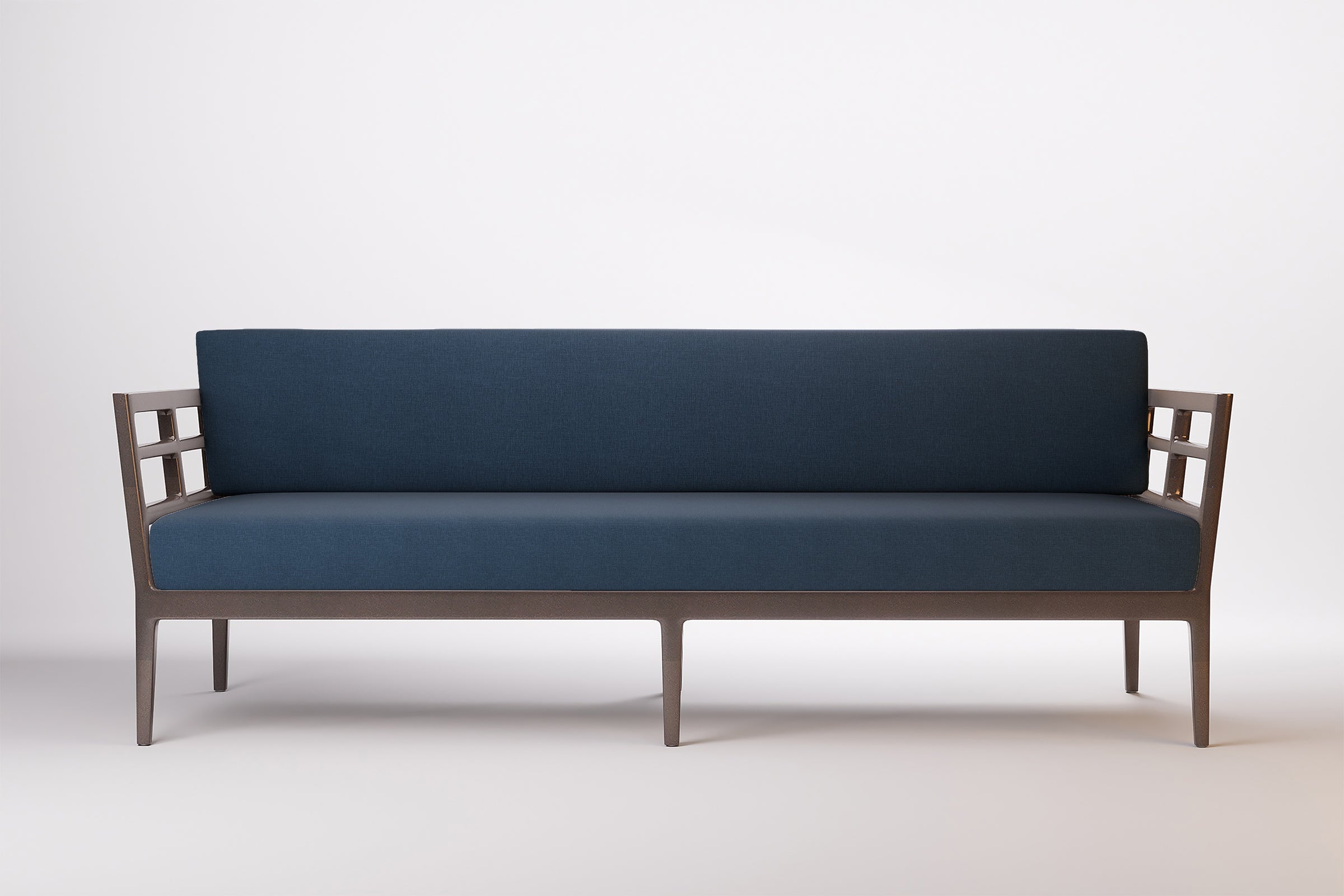 Vienna Outdoor Sofa 3 Seat Aluminium