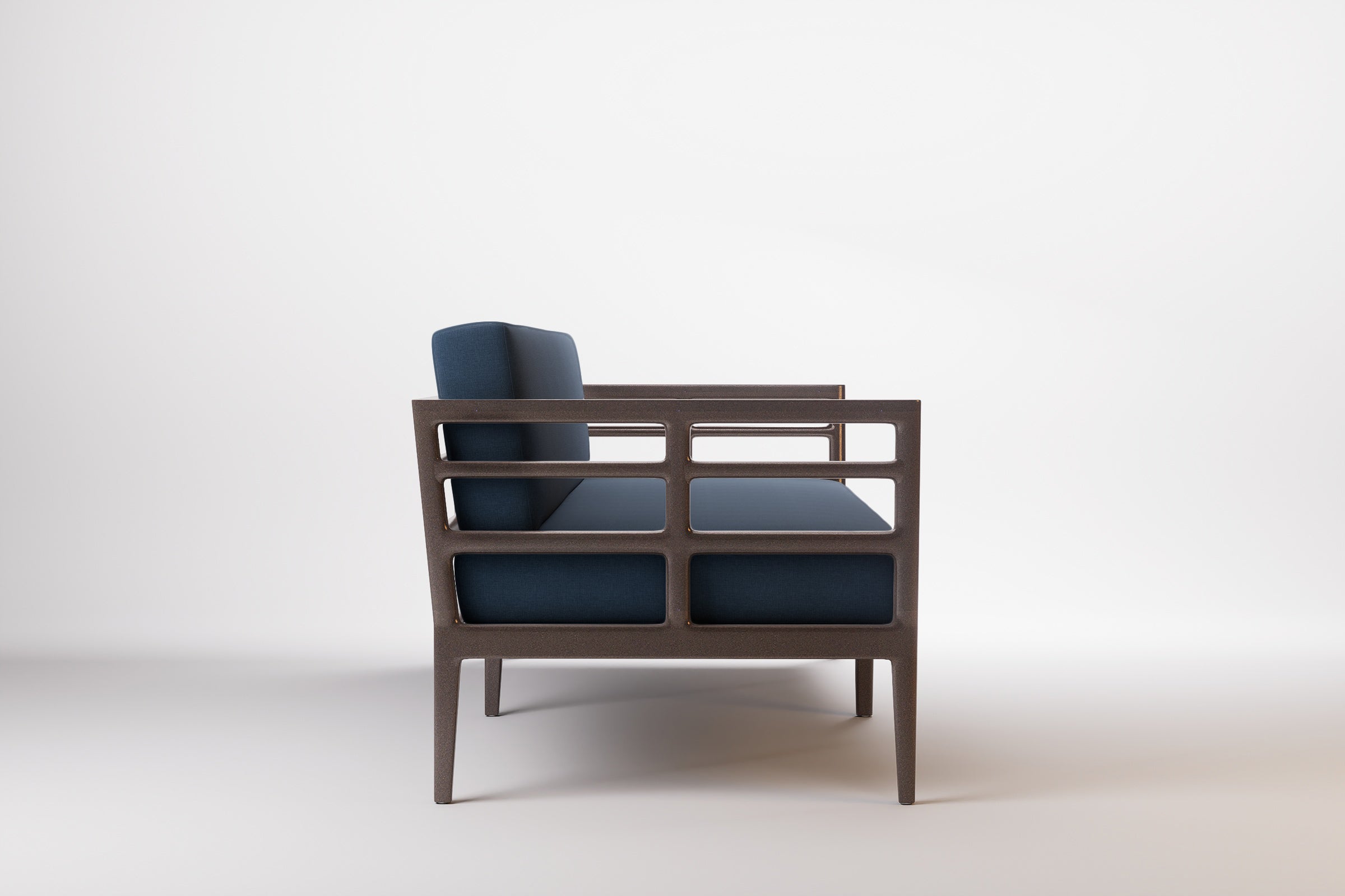 Vienna Outdoor Sofa 3 Seat Aluminium