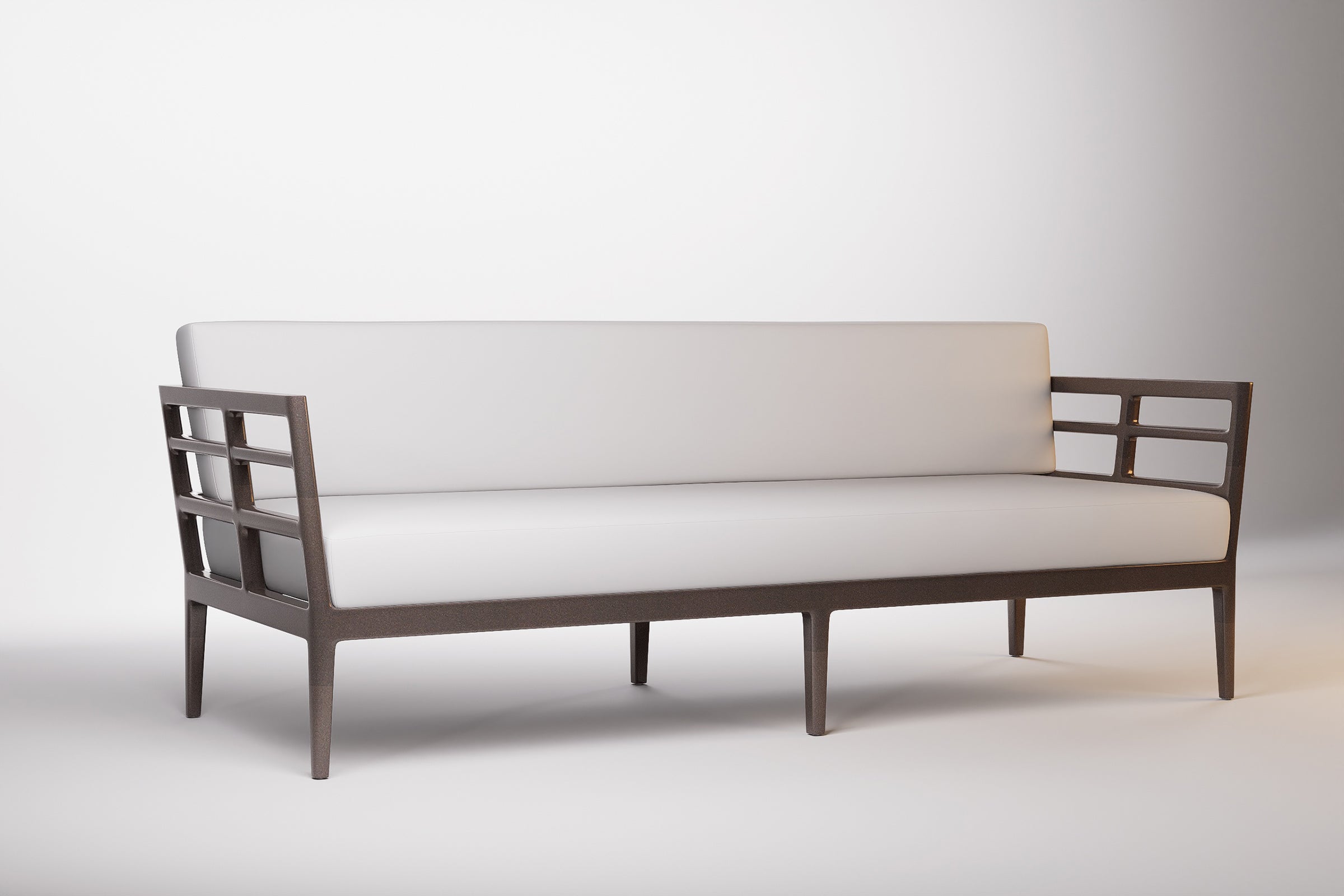 Vienna Outdoor Sofa 3 Seat Aluminium