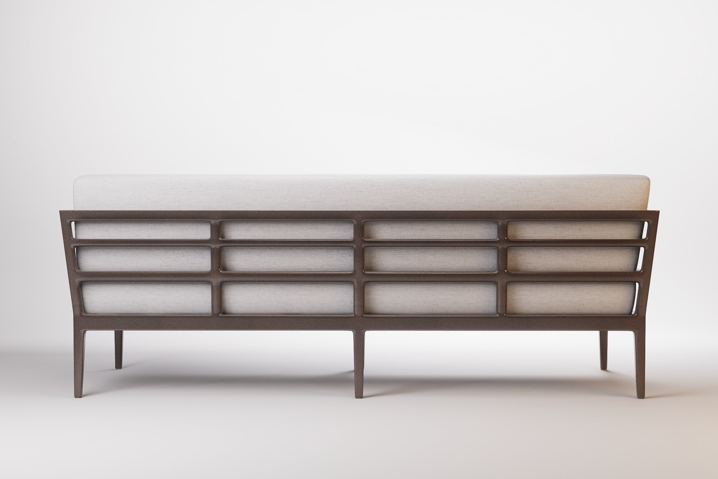 Vienna Outdoor Sofa 3 Seat Aluminium