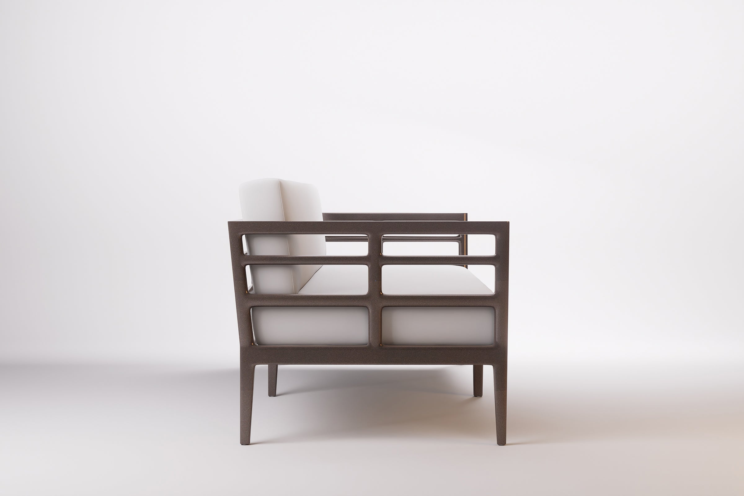 Vienna Outdoor Sofa 3 Seat Aluminium