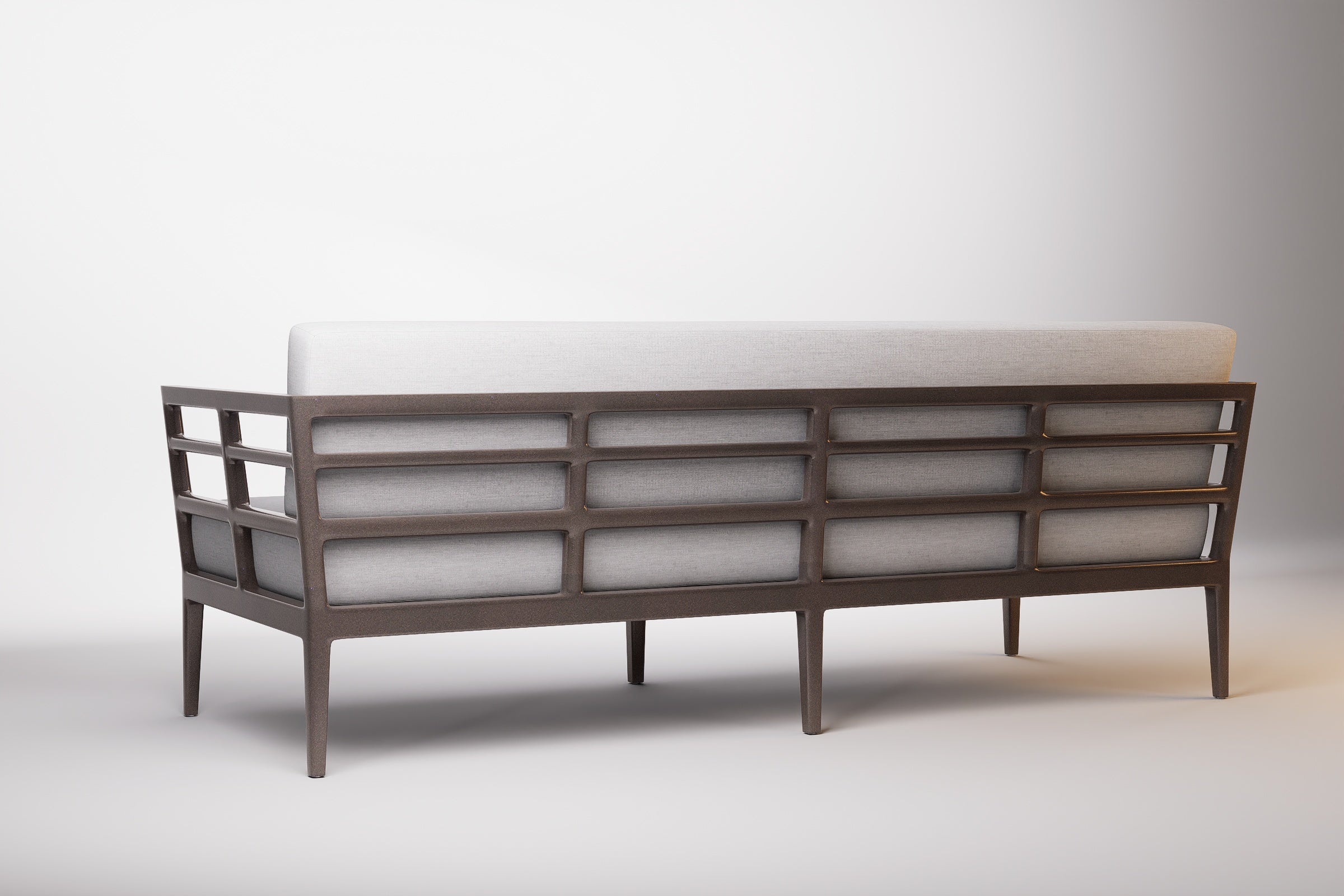 Vienna Outdoor Sofa 3 Seat Aluminium